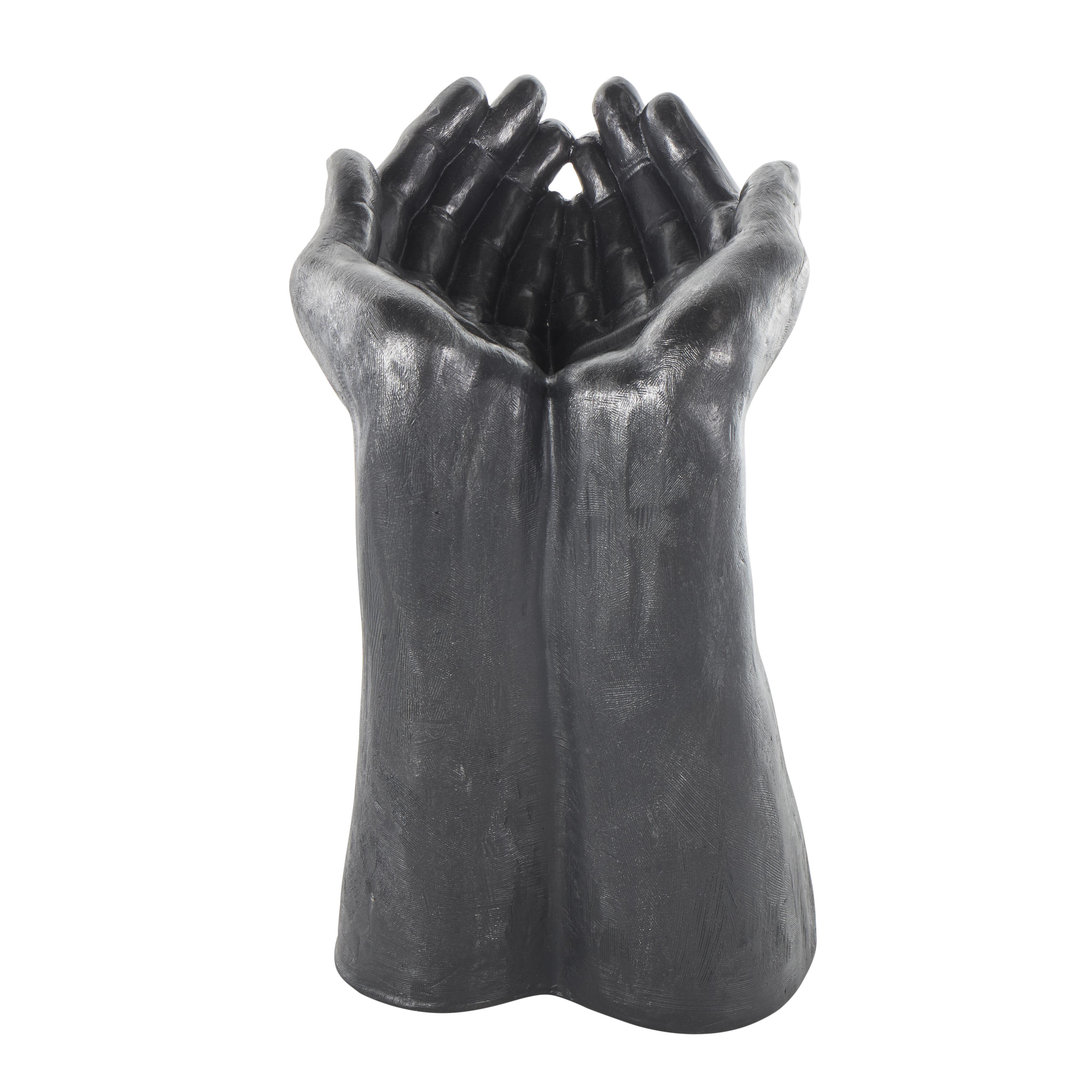 Bayberry Lane Decorative Hands Open Sculpture, , large