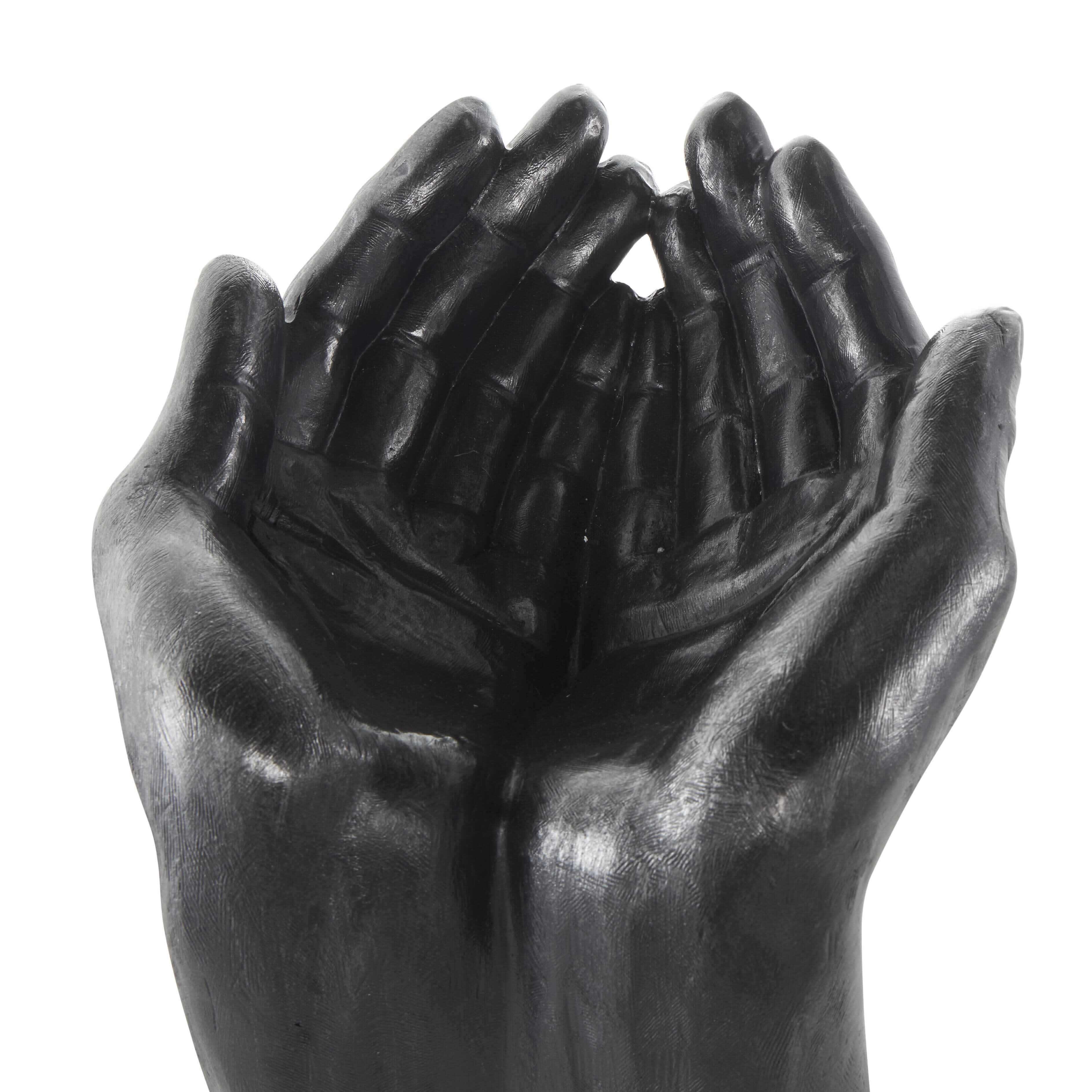 Bayberry Lane Decorative Hands Open Sculpture, , large