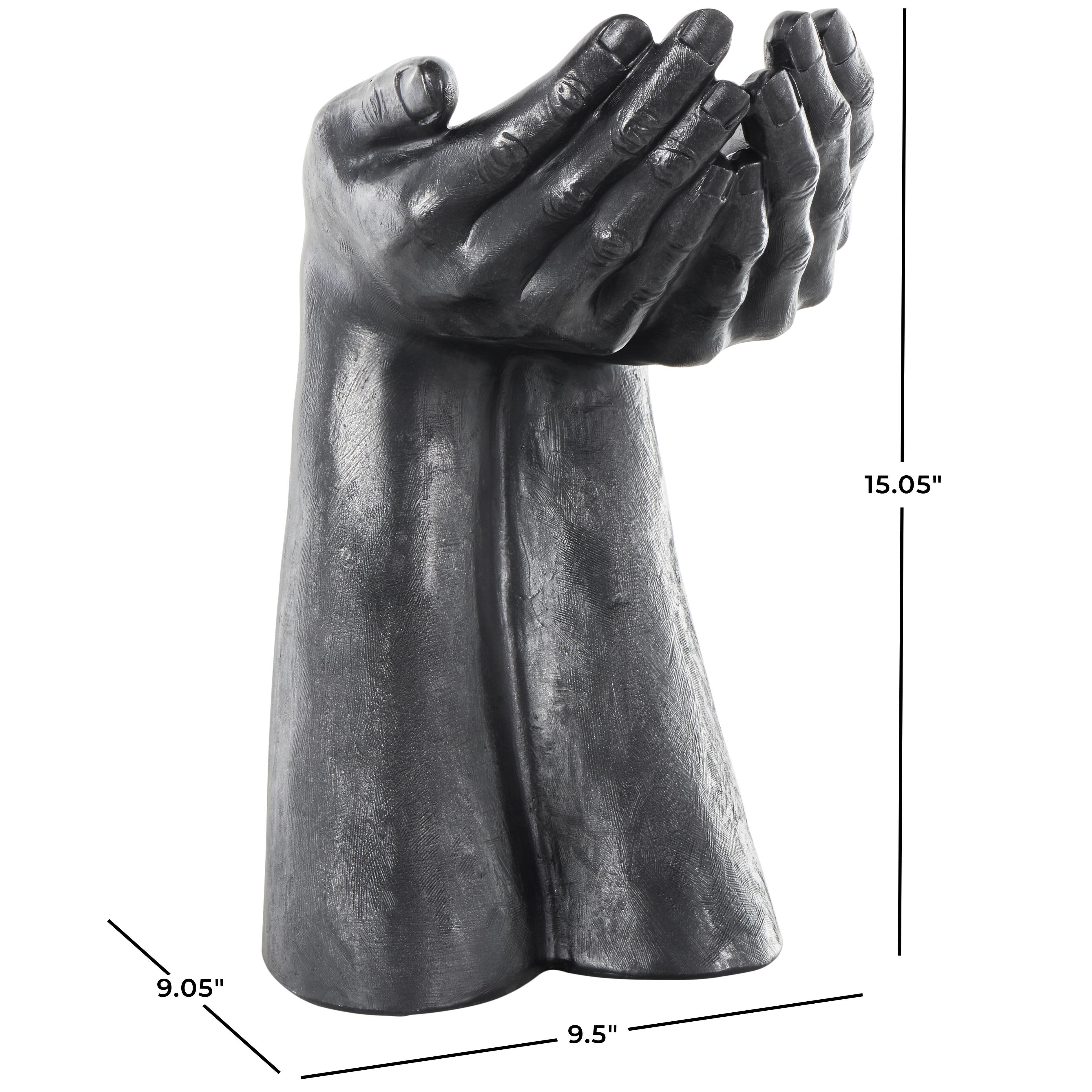 Bayberry Lane Decorative Hands Open Sculpture, , large