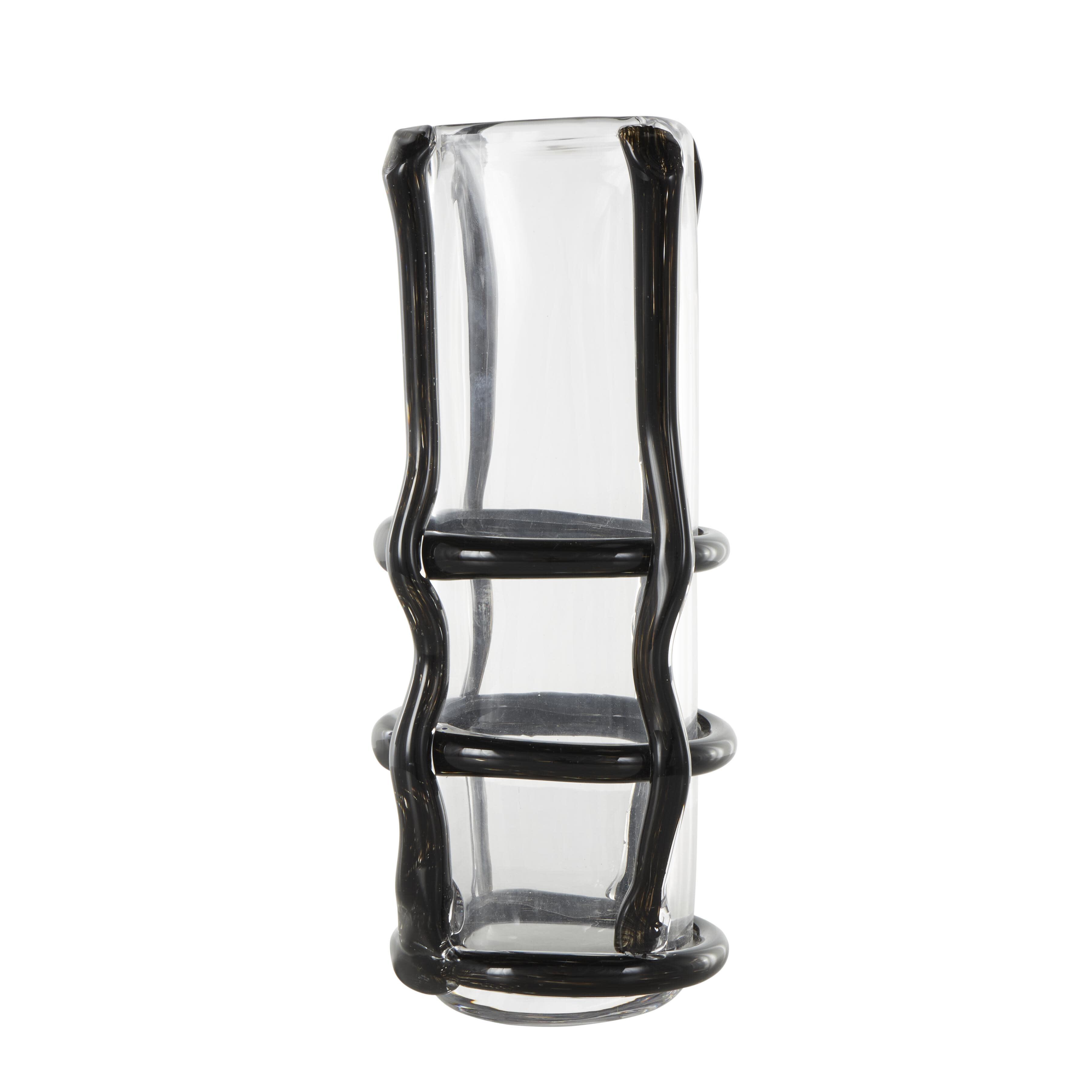 Bayberry Lane Decorative Vase, Black, large