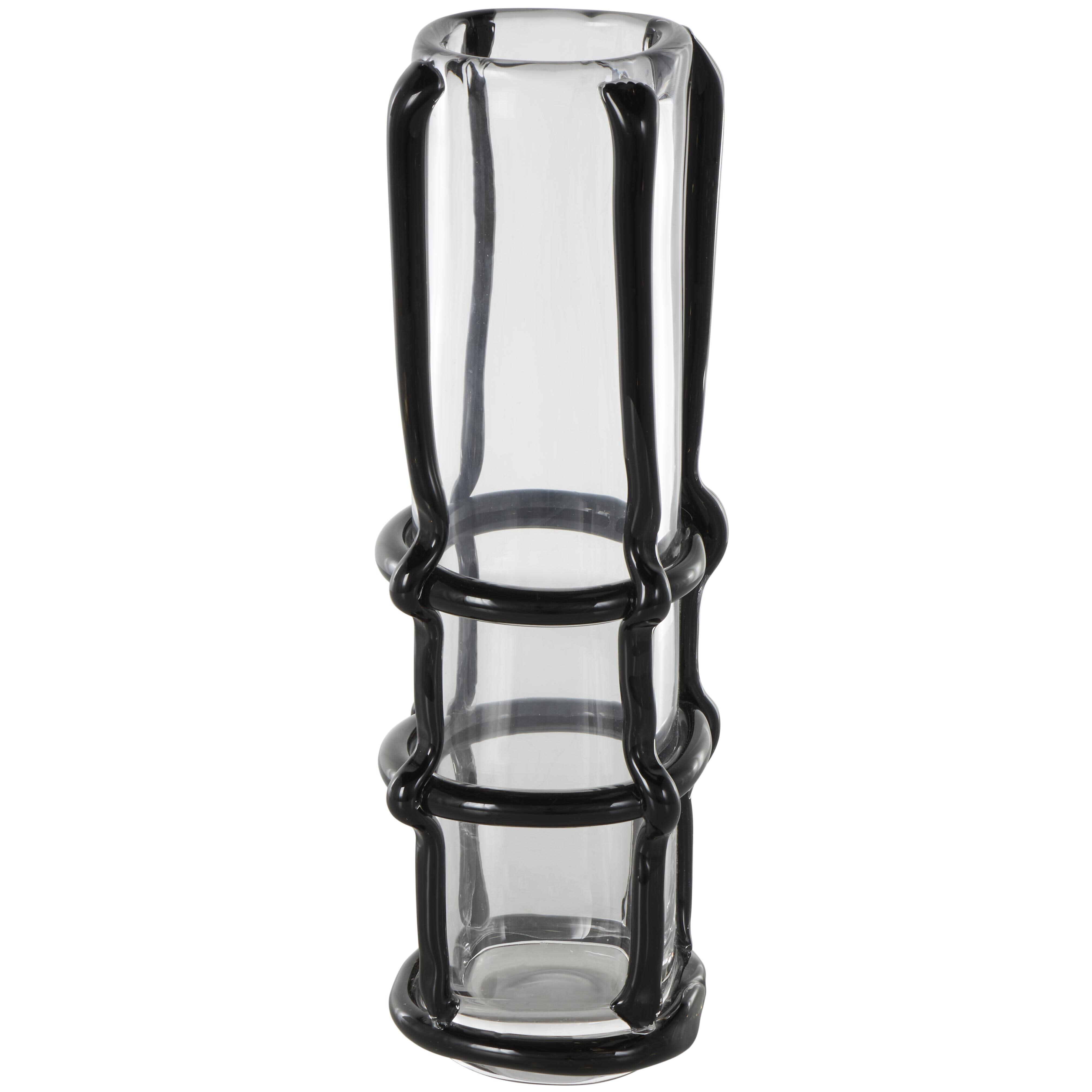 Bayberry Lane Decorative Tall Vase, Black, large
