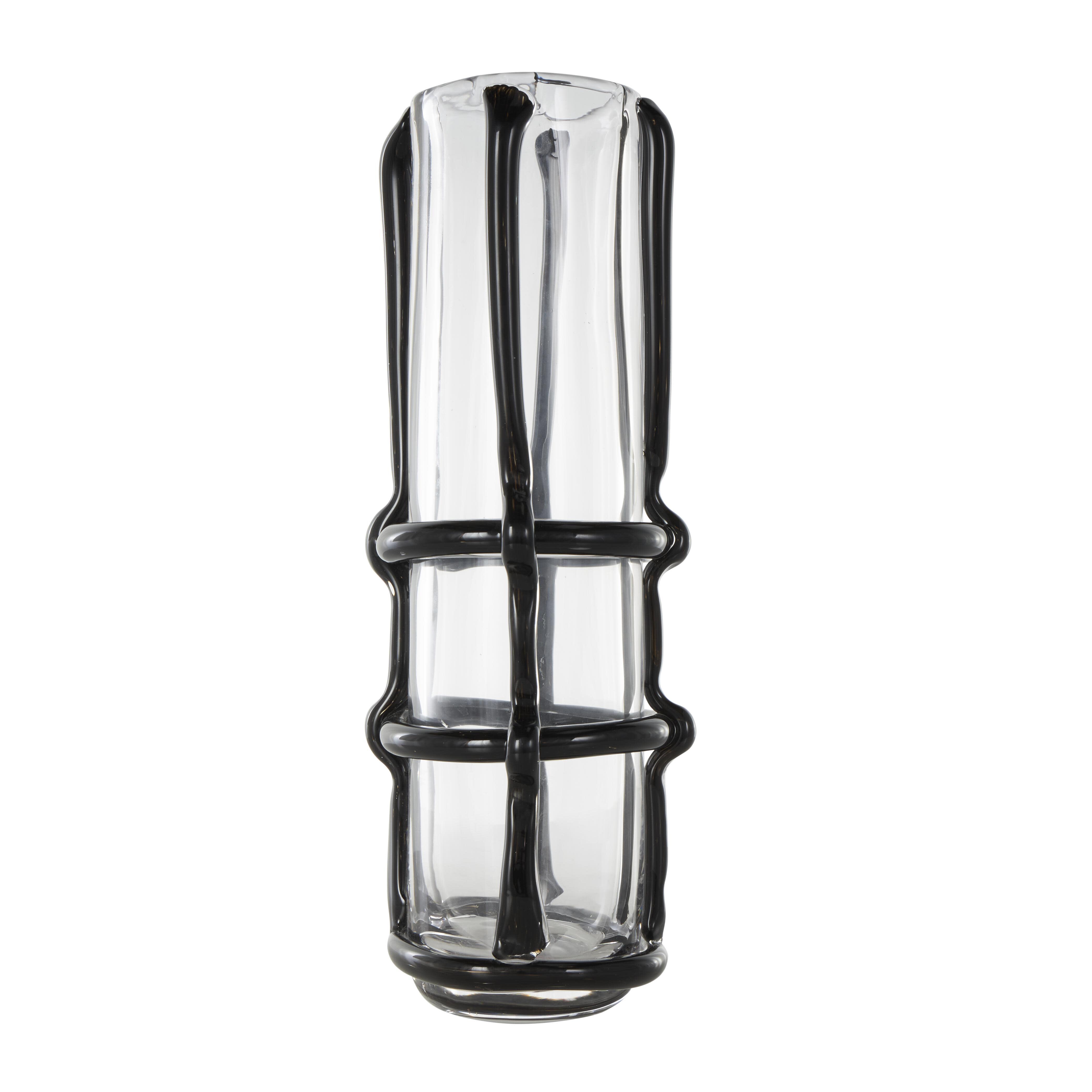 Bayberry Lane Decorative Tall Vase, Black, large