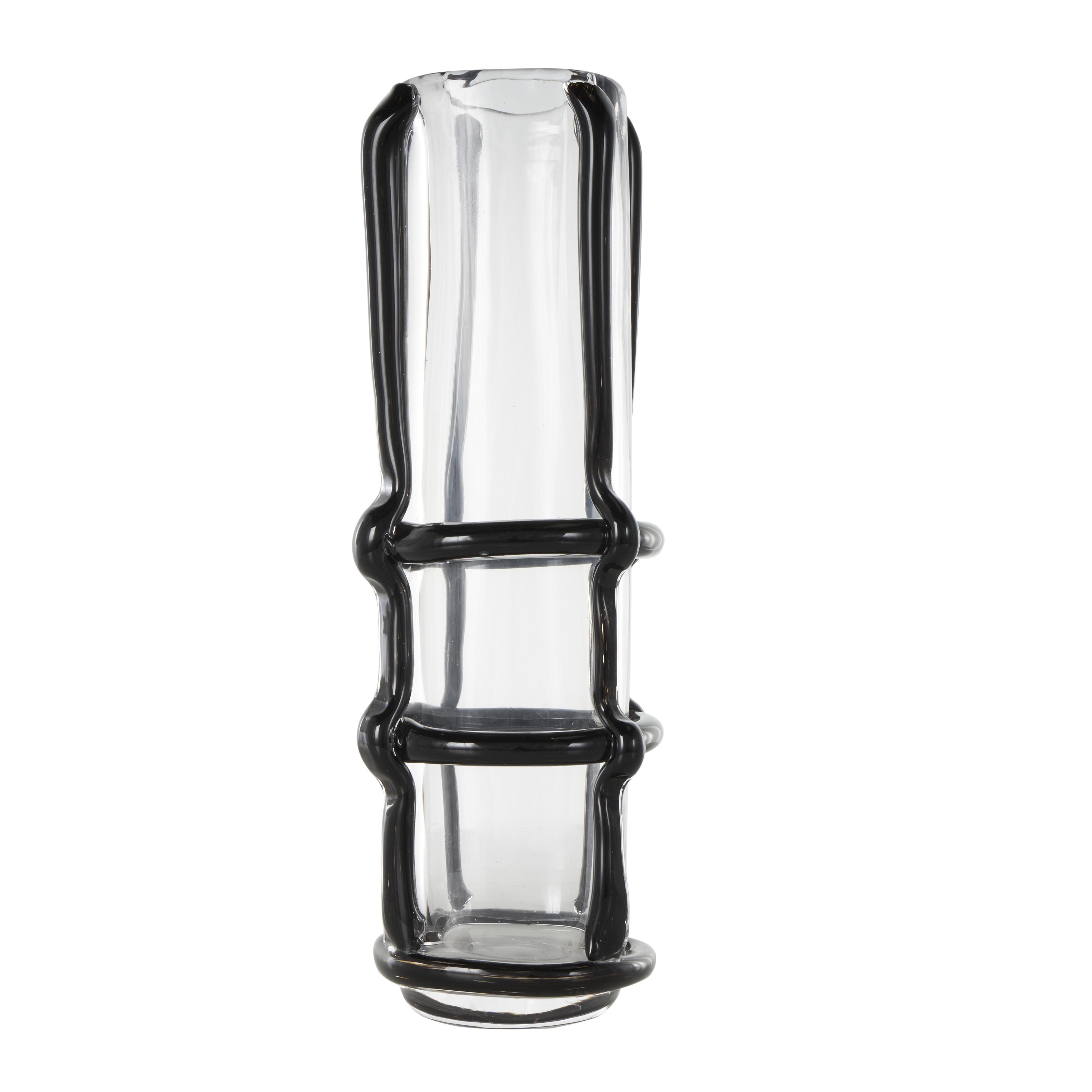 Bayberry Lane Decorative Tall Vase, Black, large