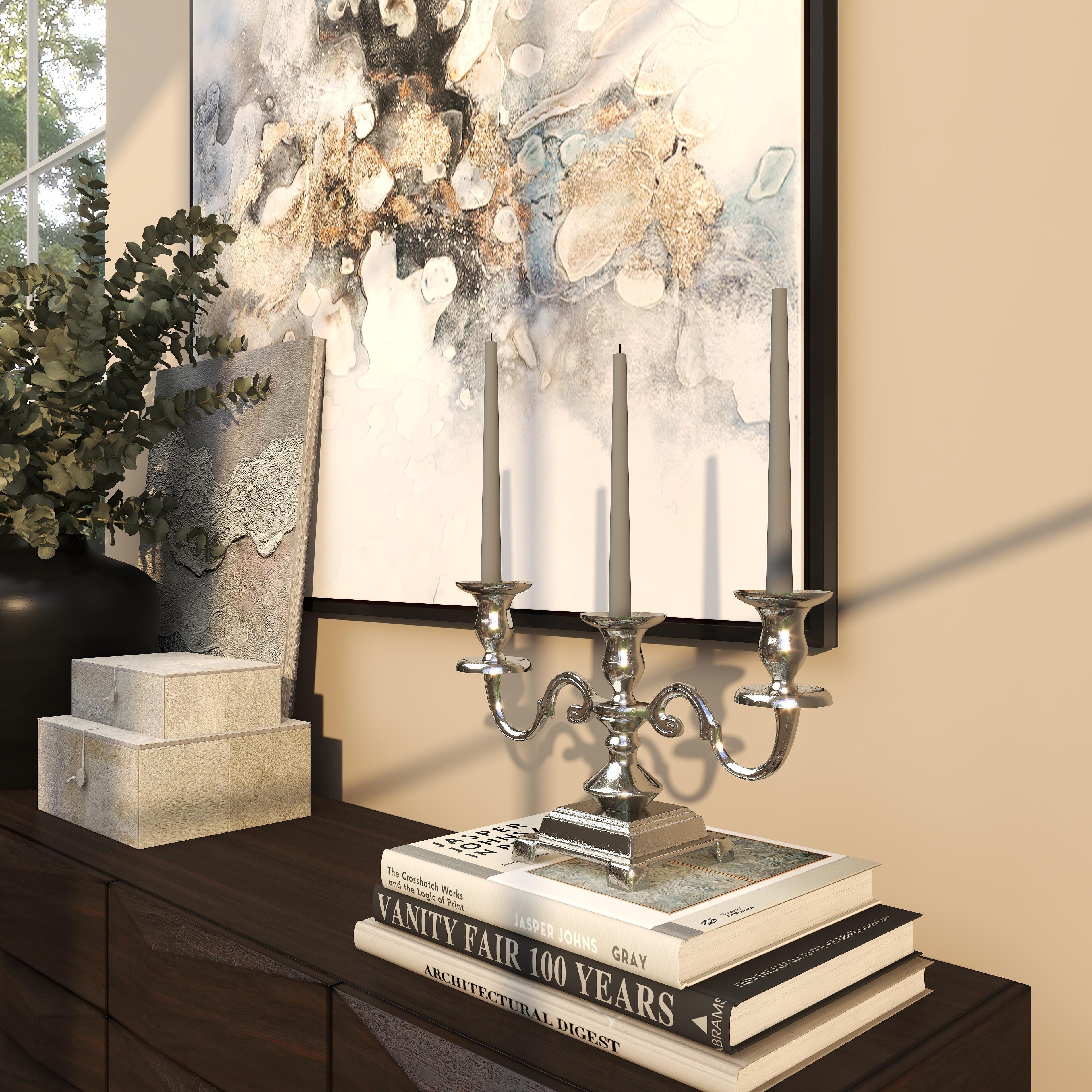 Bayberry Lane Decorative Scrolled Candelabra, , large