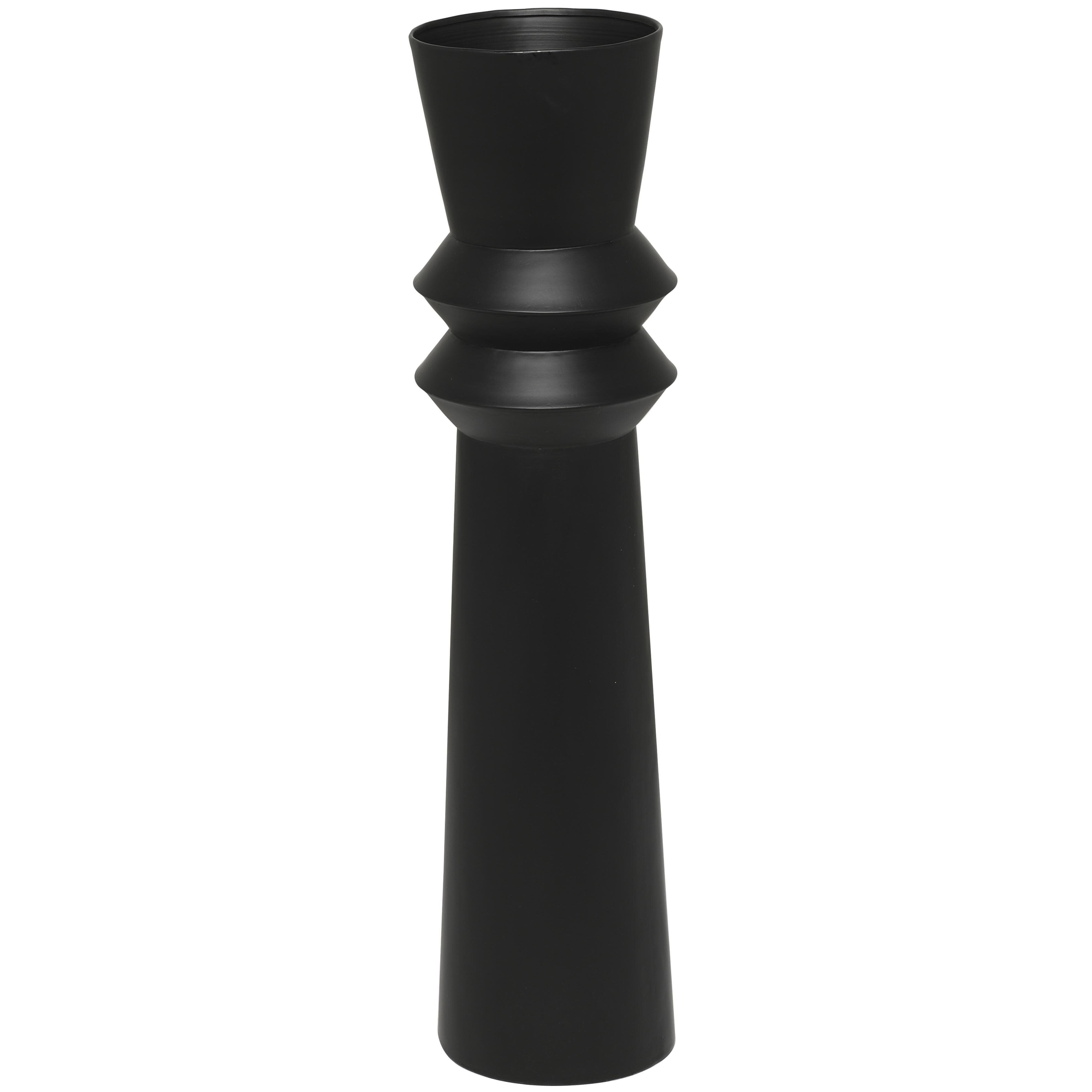 The Novogratz Decorative Floor Vase, Black, large