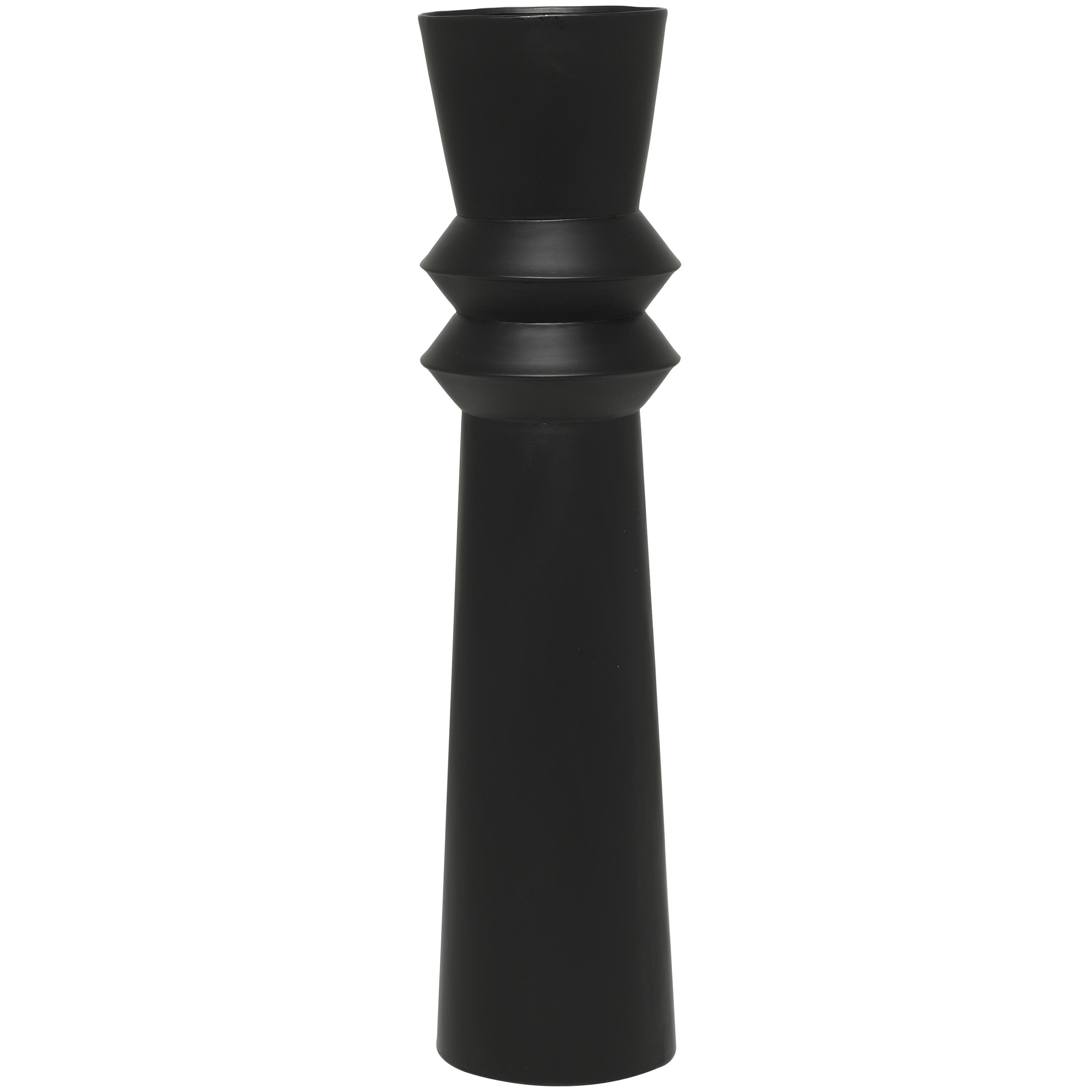 The Novogratz Decorative Floor Vase, Black, large