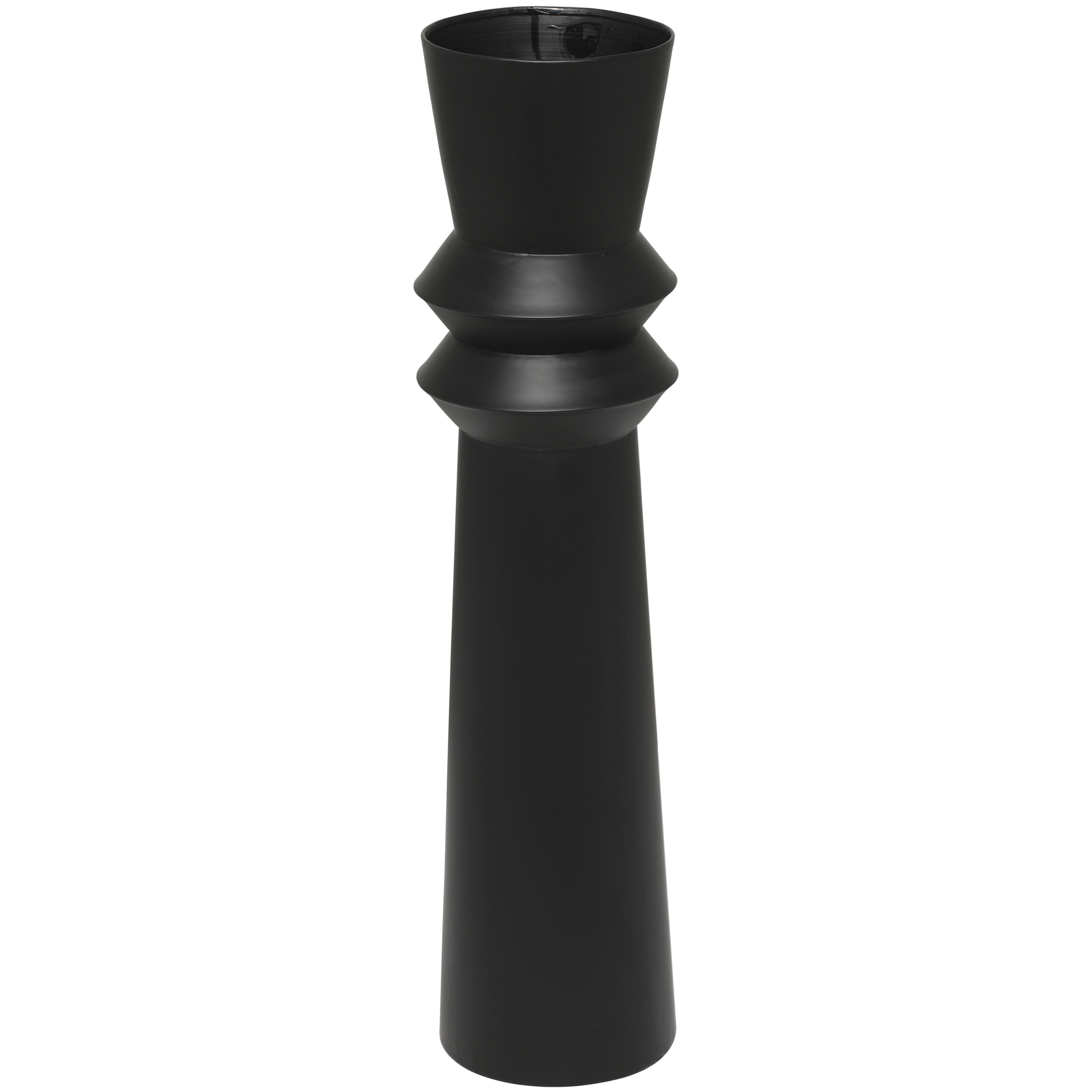 The Novogratz Decorative Floor Vase, Black, large