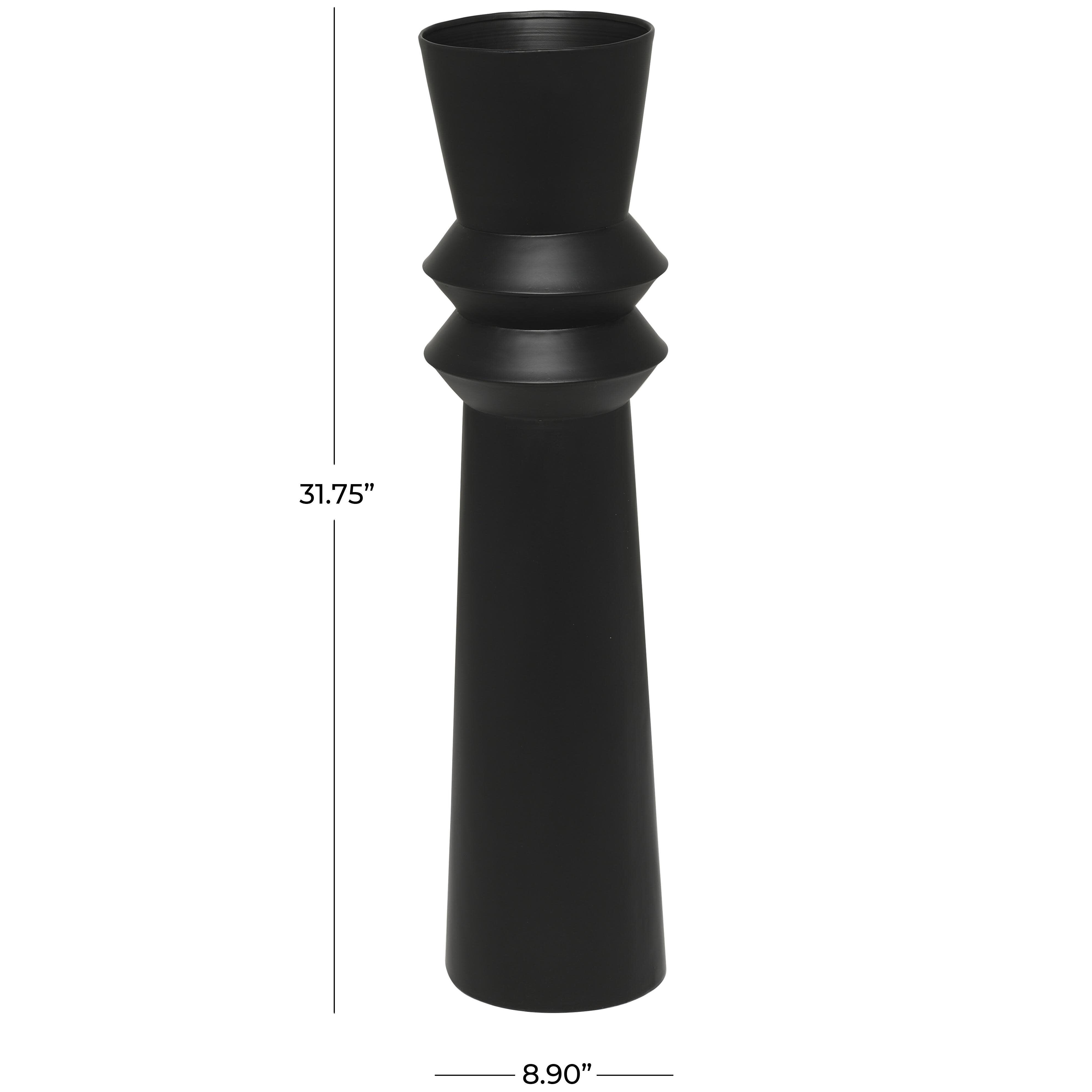 The Novogratz Decorative Floor Vase, Black, large