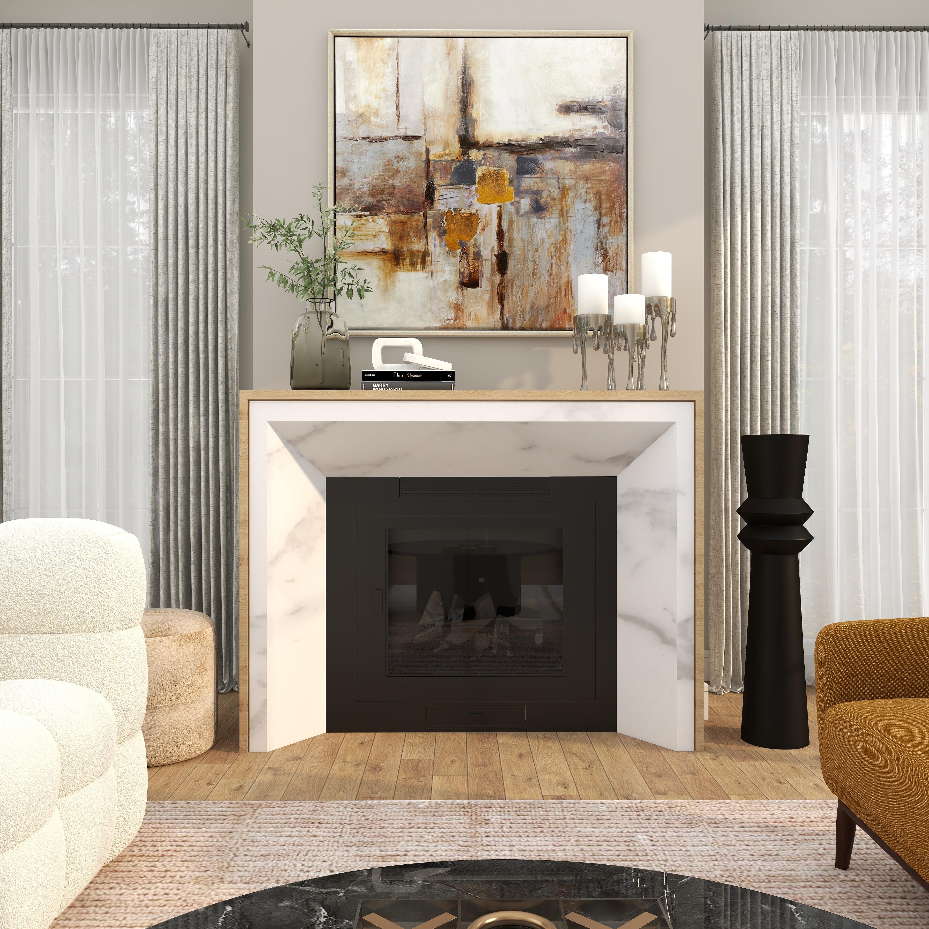 The Novogratz Decorative Floor Tall Vase, Black, large