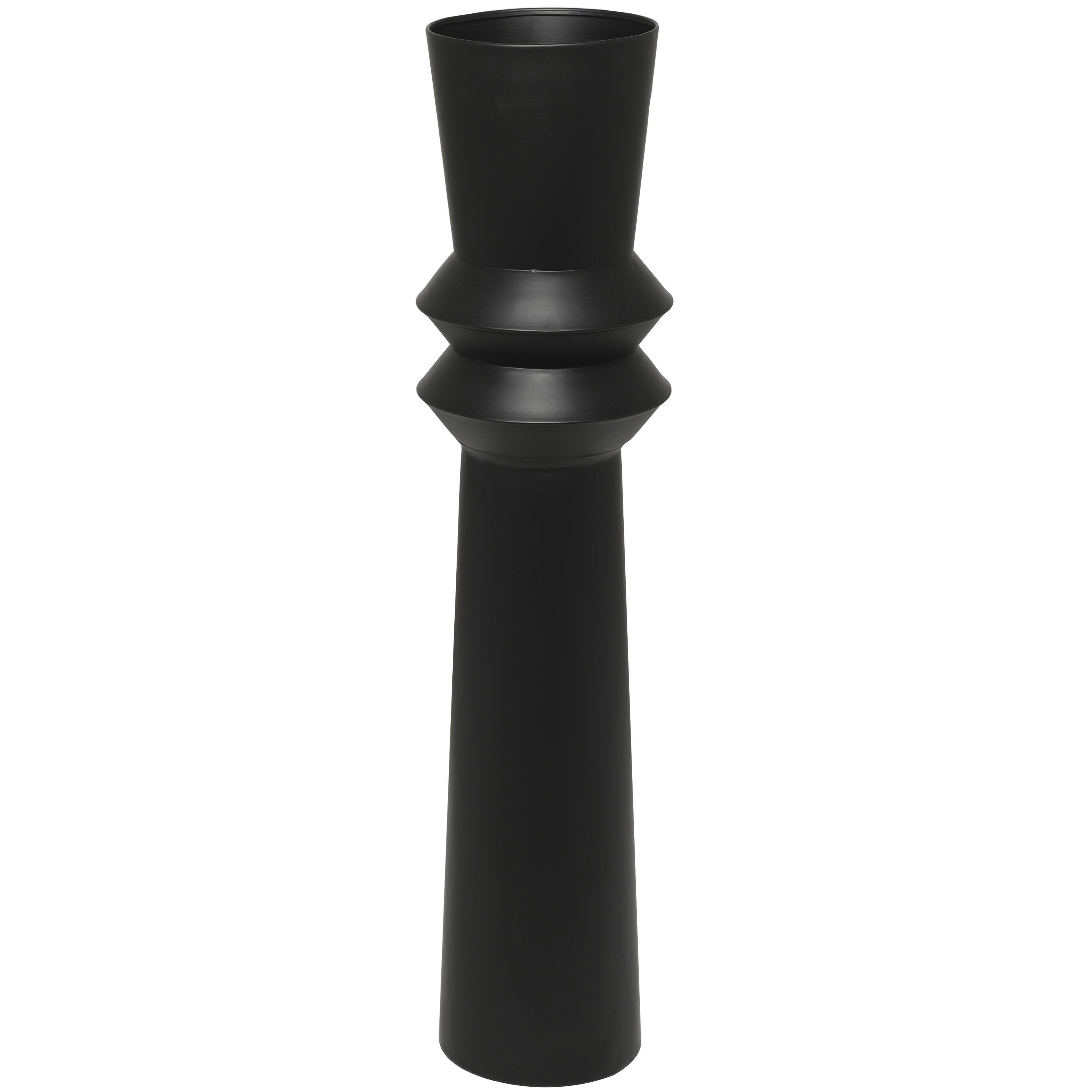 The Novogratz Decorative Floor Tall Vase, Black, large
