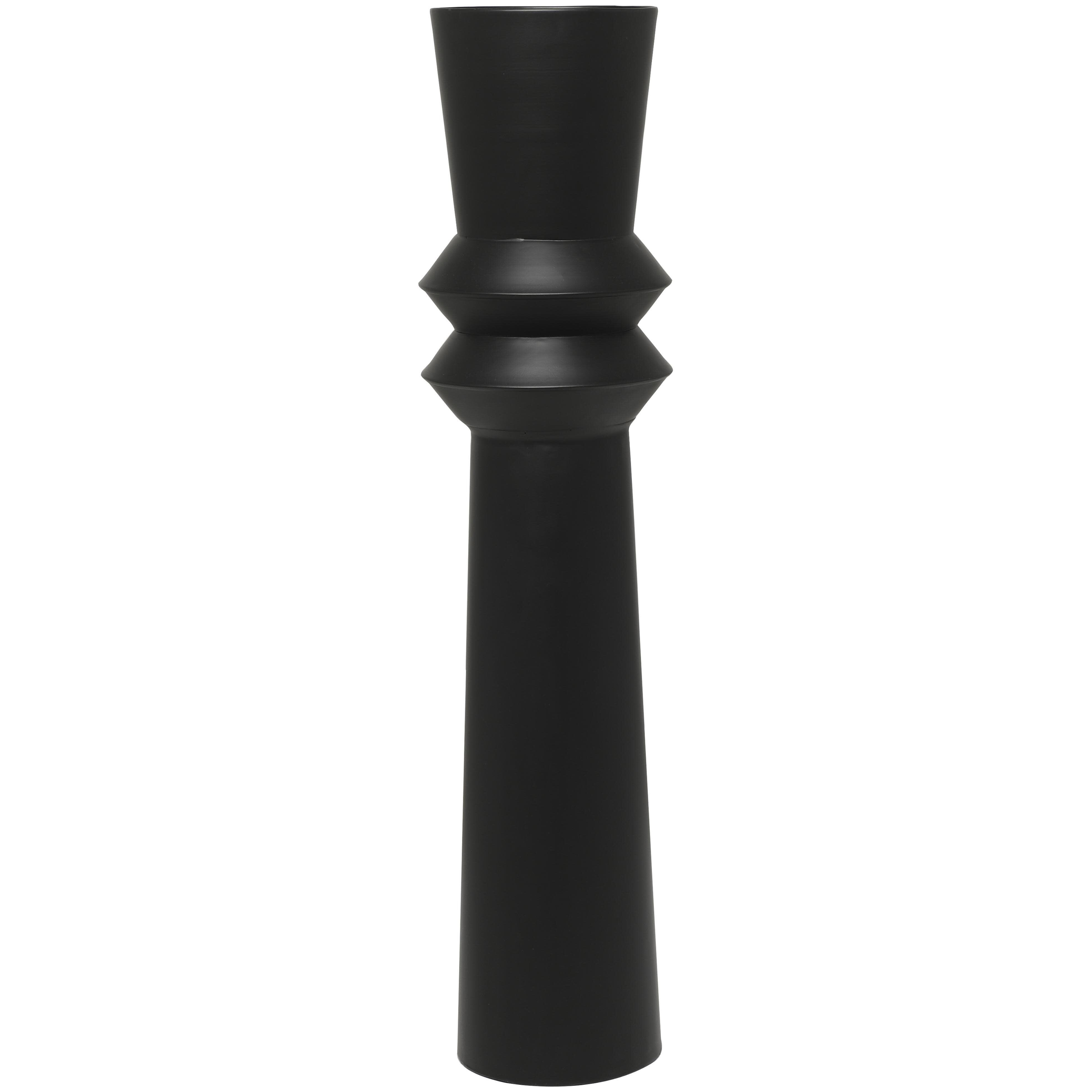The Novogratz Decorative Floor Tall Vase, Black, large