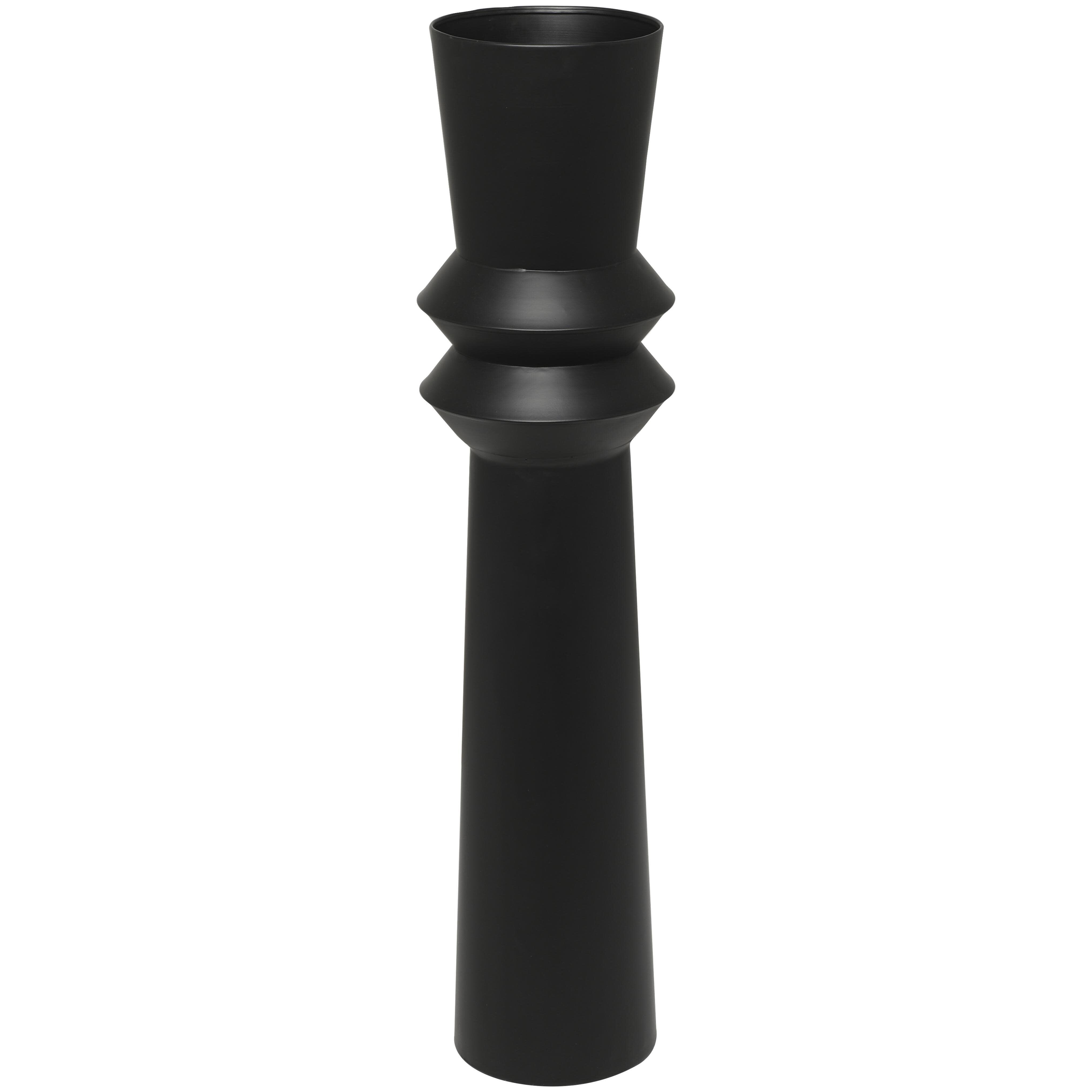 The Novogratz Decorative Floor Tall Vase, Black, large