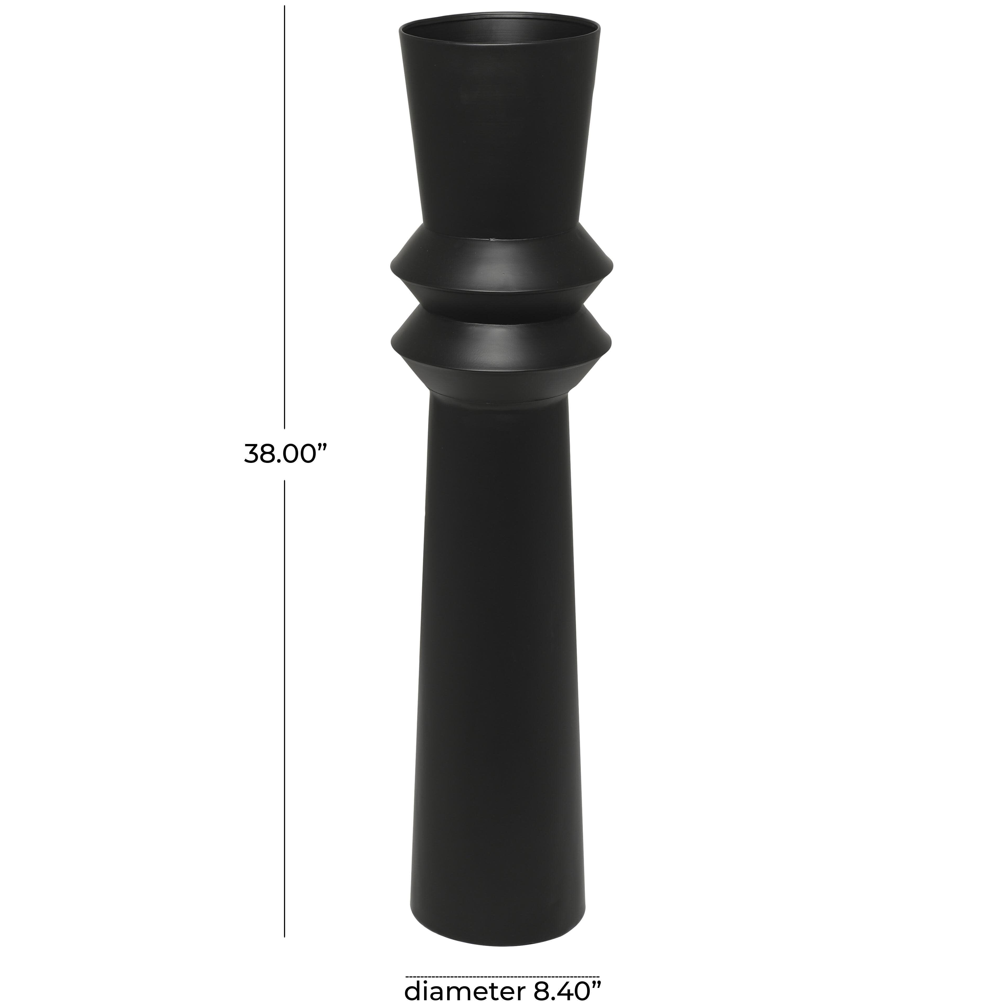 The Novogratz Decorative Floor Tall Vase, Black, large