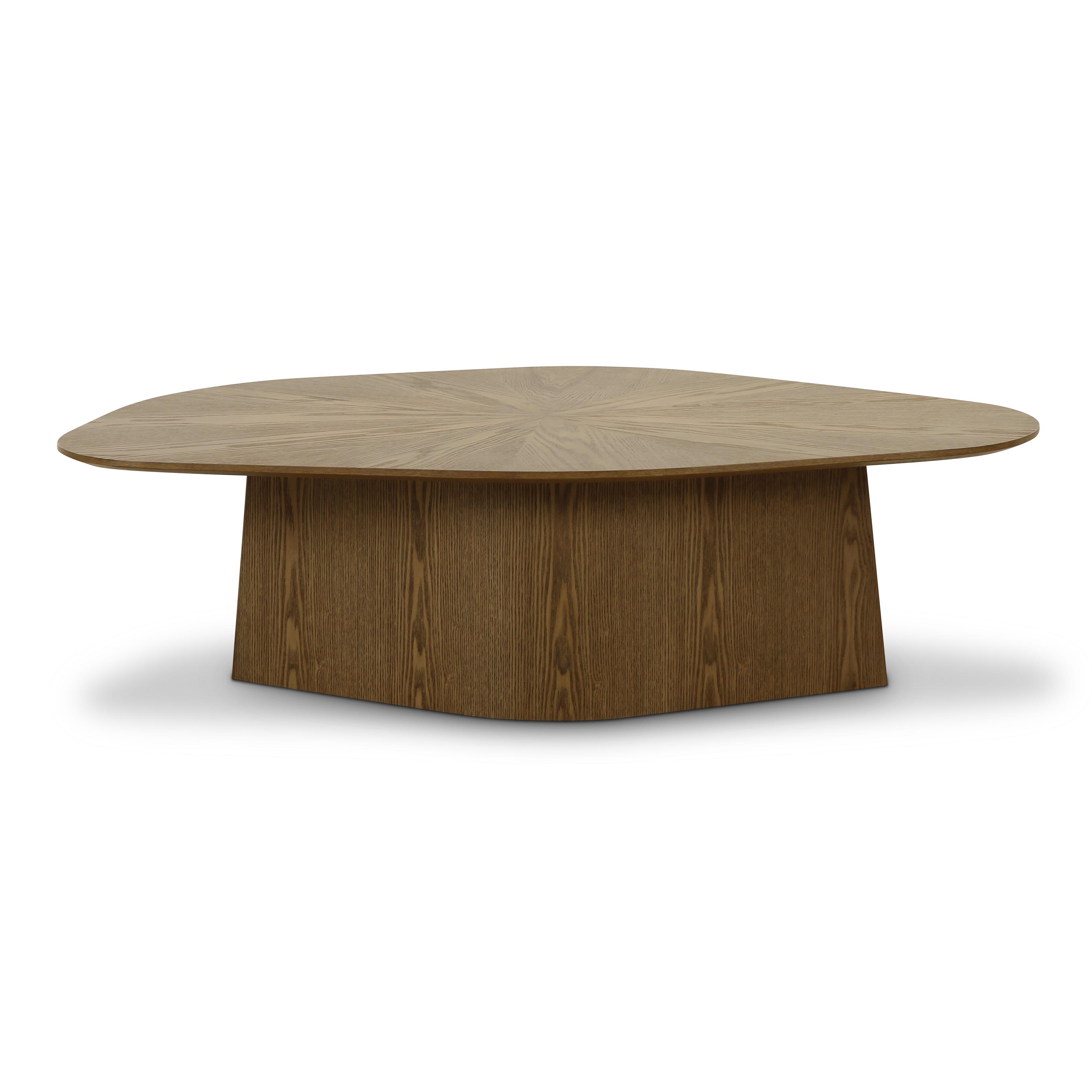 TOV Furniture Roche Coffee Table, Brown, large