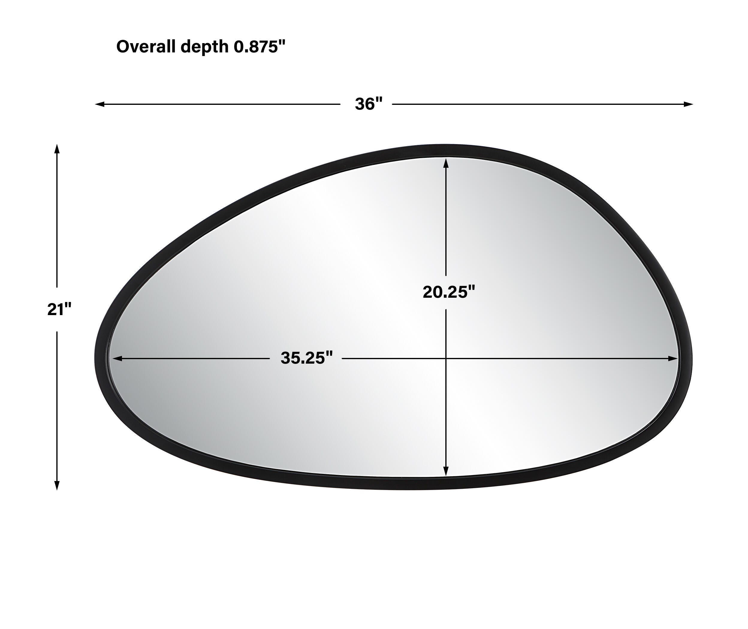 Exalted Living Asymmetrical Accent Mirror, , large