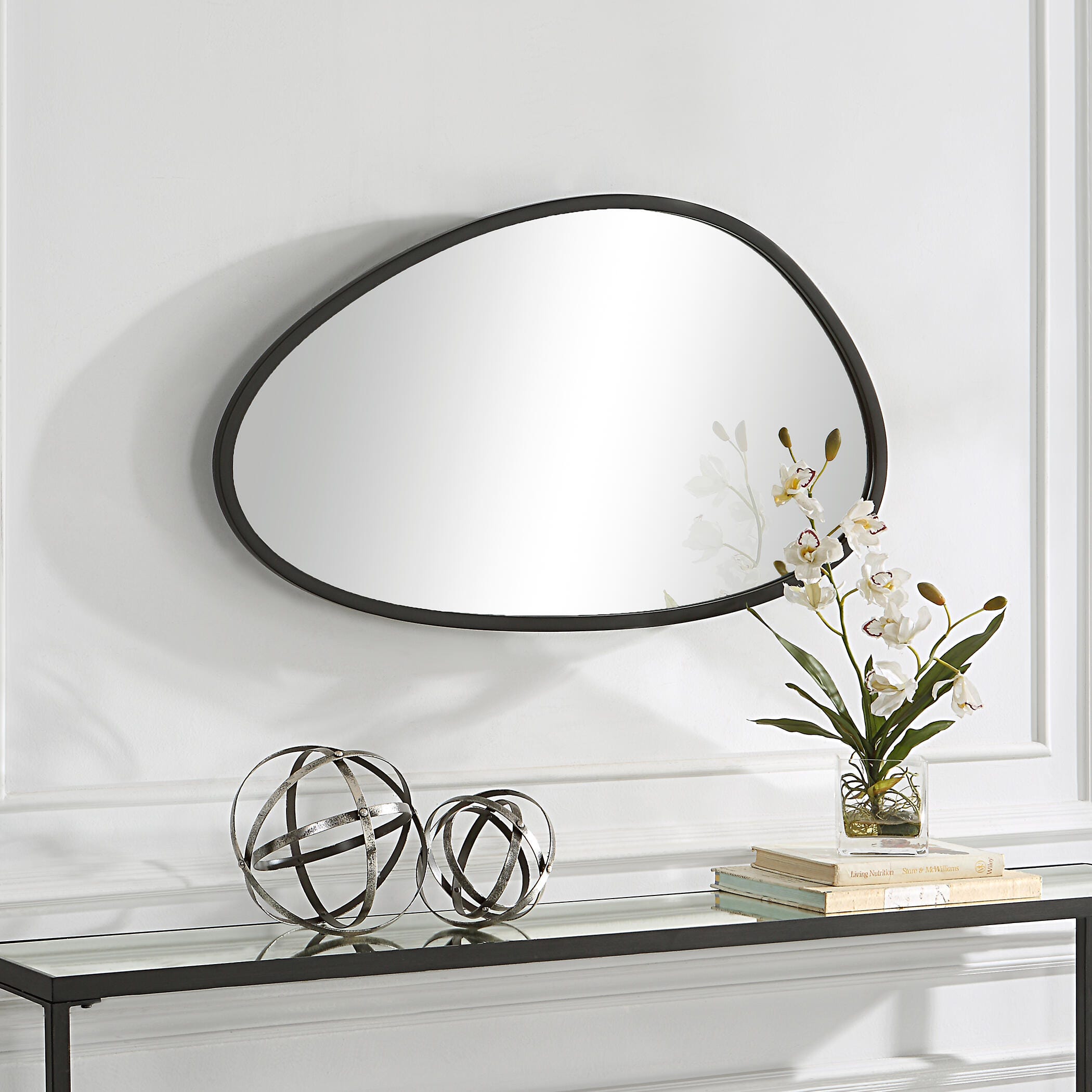 Exalted Living Asymmetrical Accent Mirror, , large