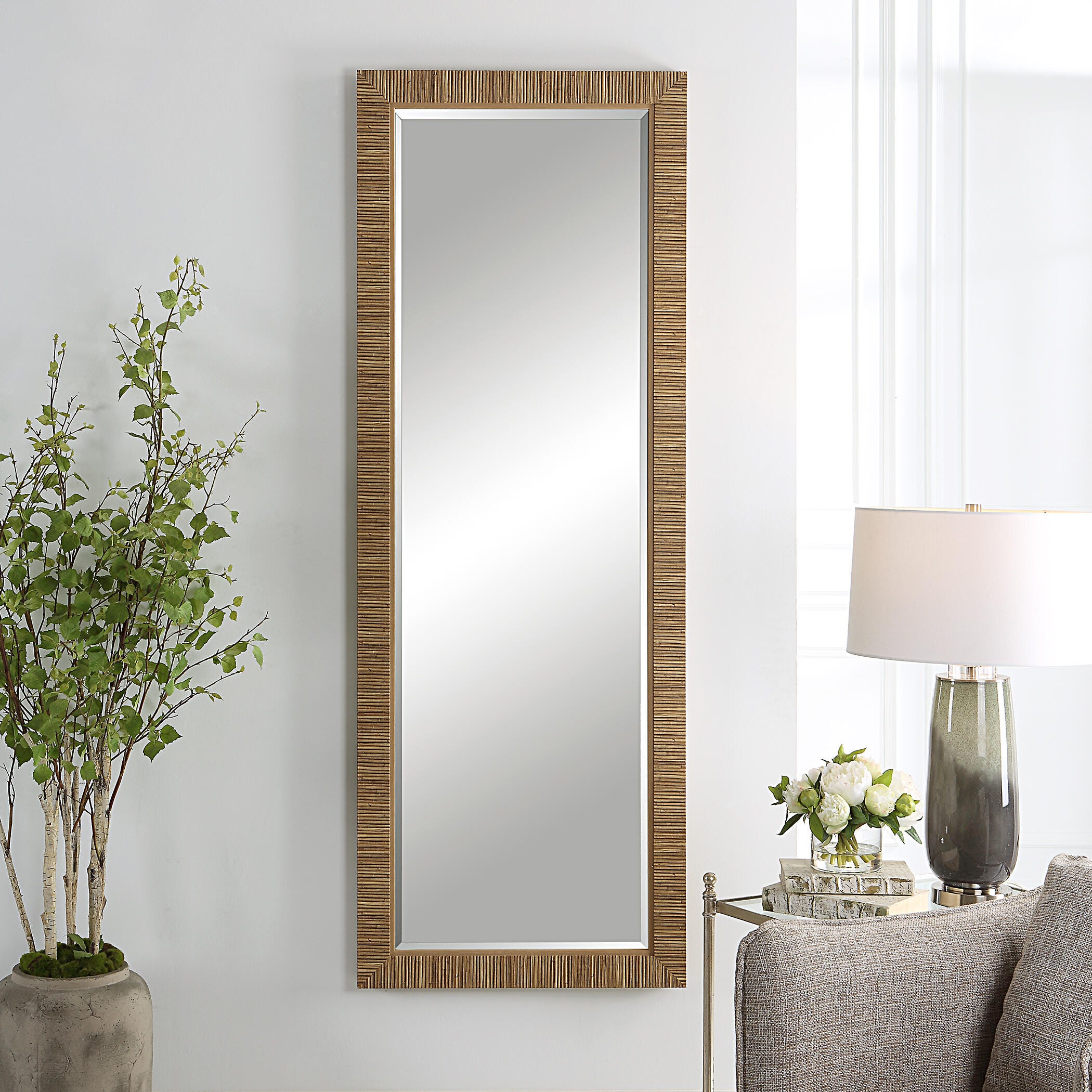 Exalted Living Rectangle Wall Mirror, , large
