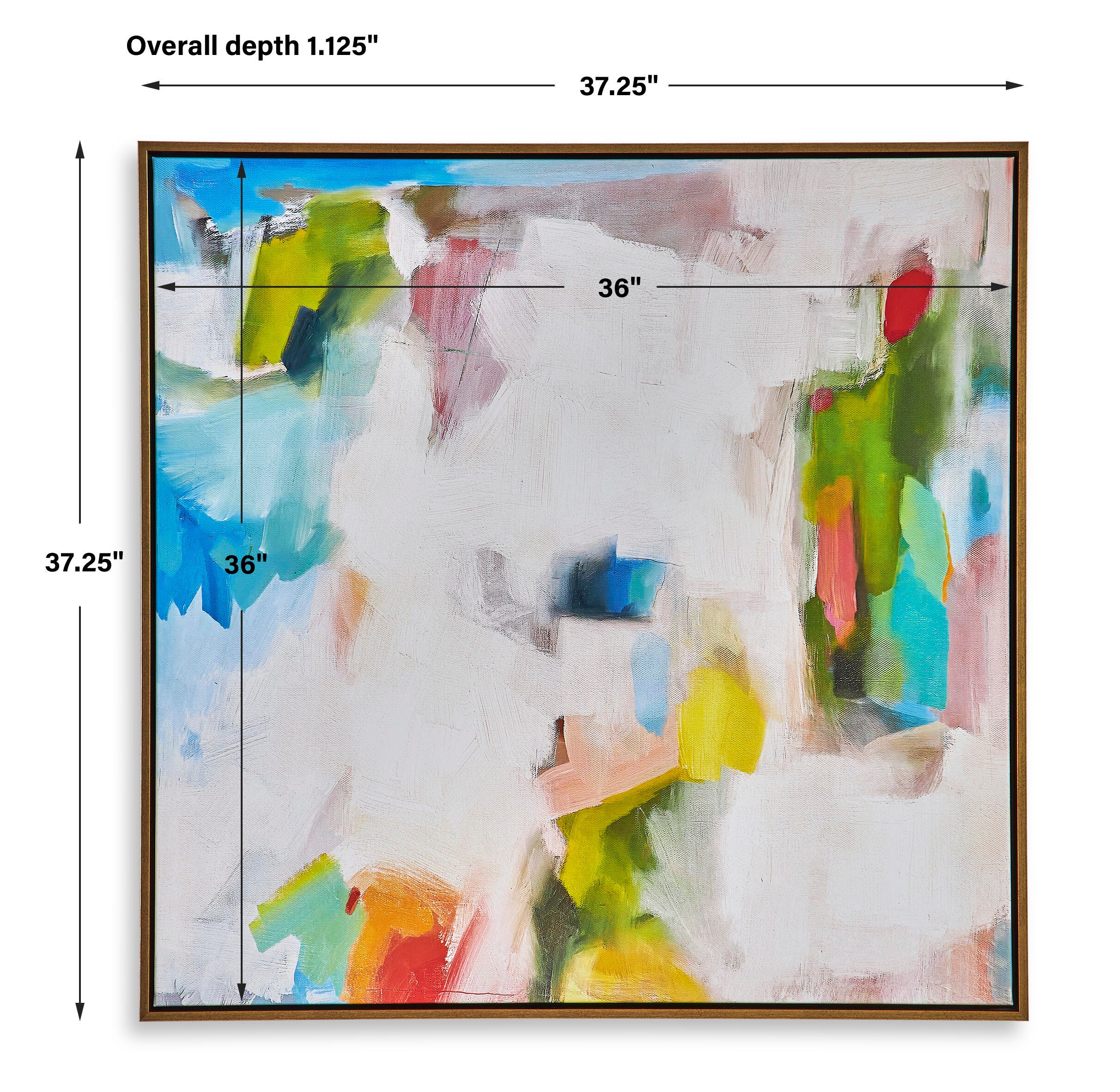 Exalted Living Dream of Isles Wall Art 37'' x 37'', , large