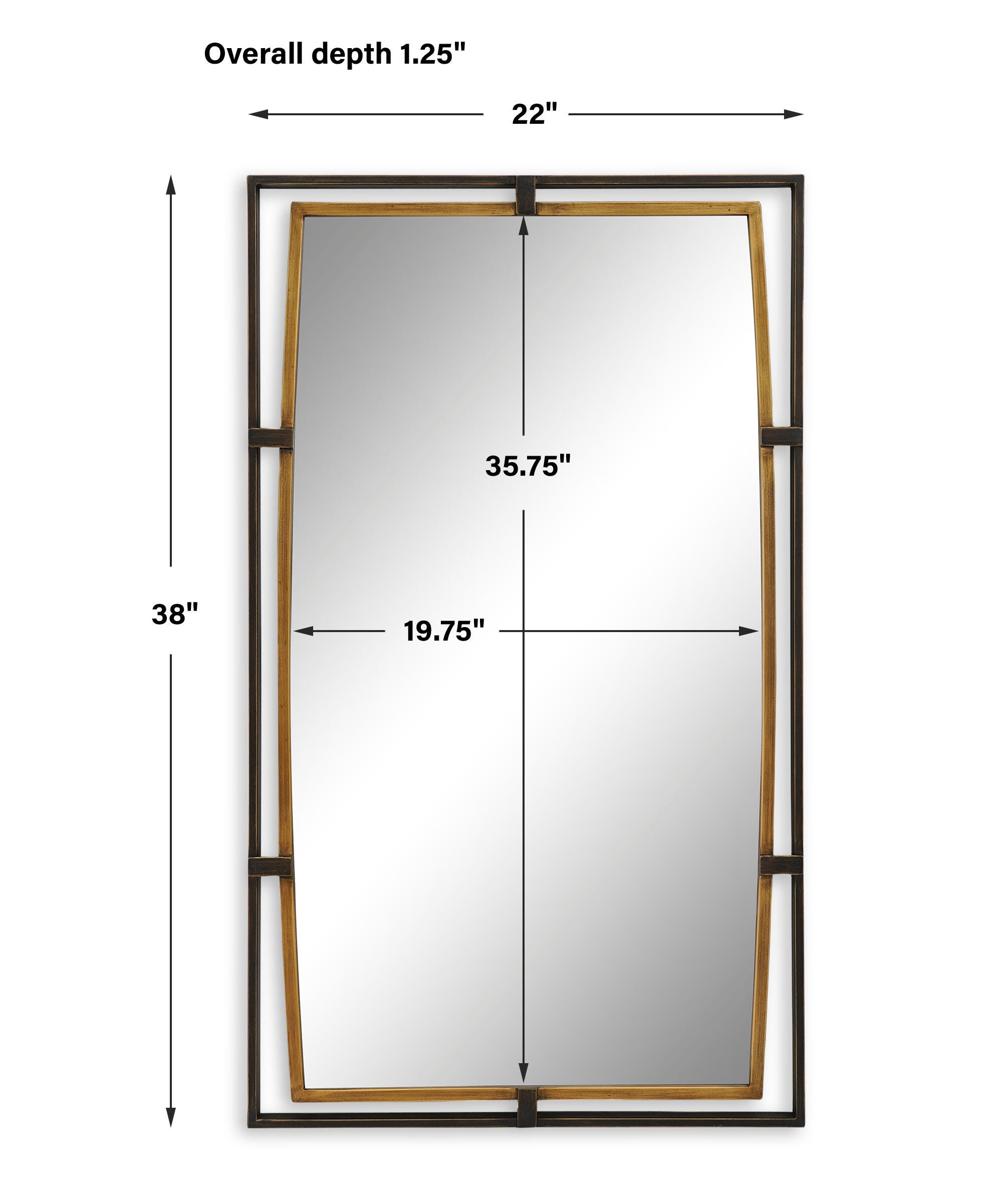 Exalted Living Wall Mirror, , large