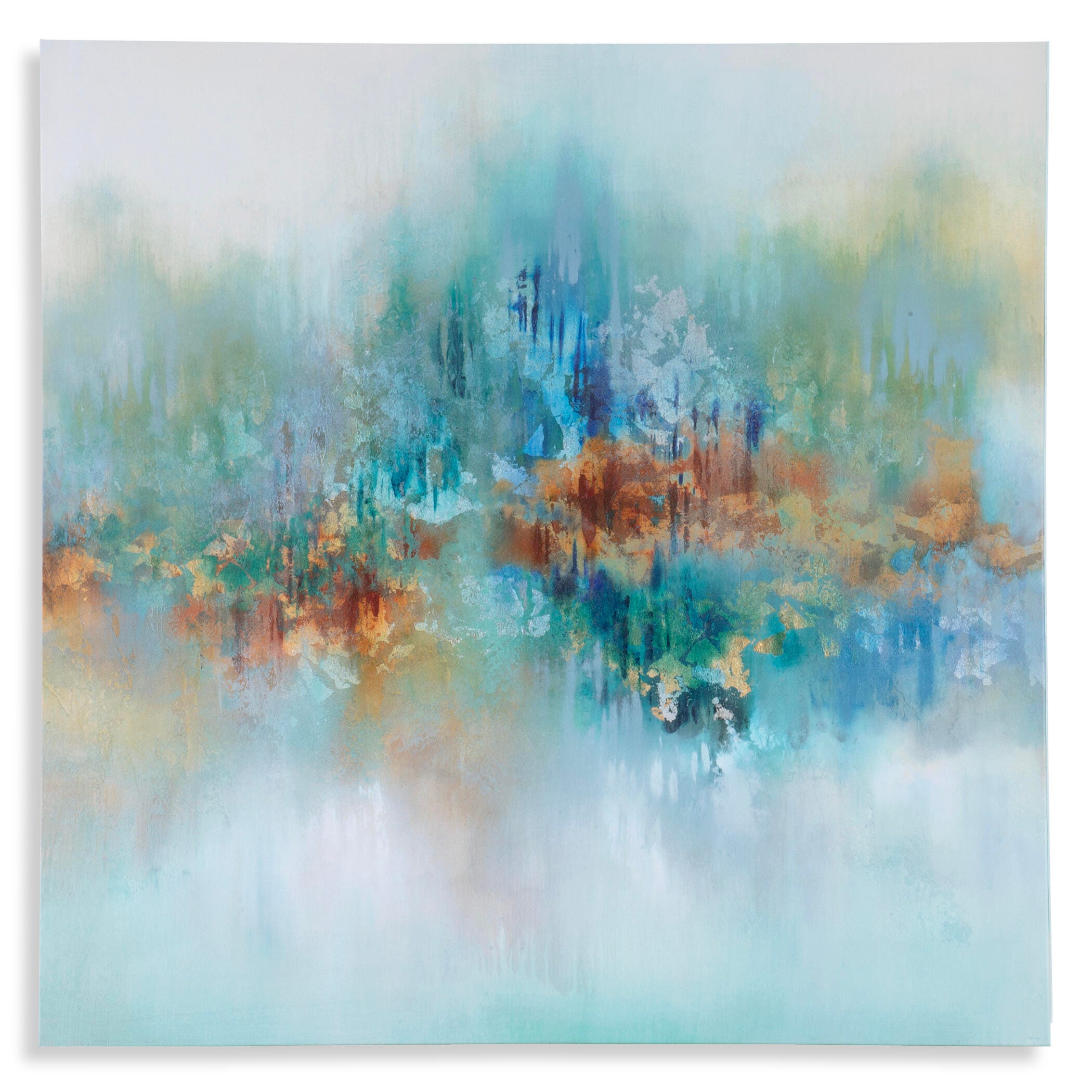 Exalted Living Earthtones Wall Art 36'' x 36'', , large