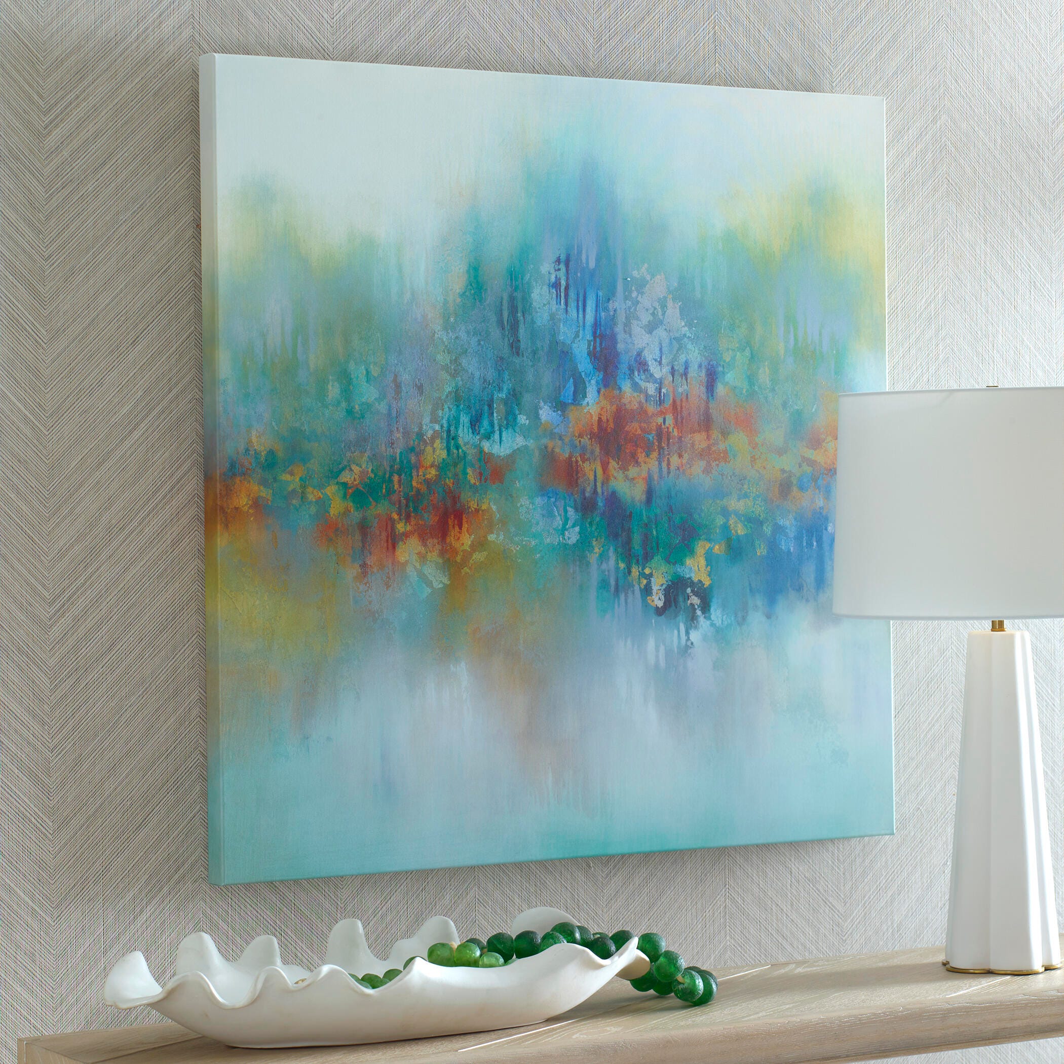 Exalted Living Earthtones Wall Art 36'' x 36'', , large