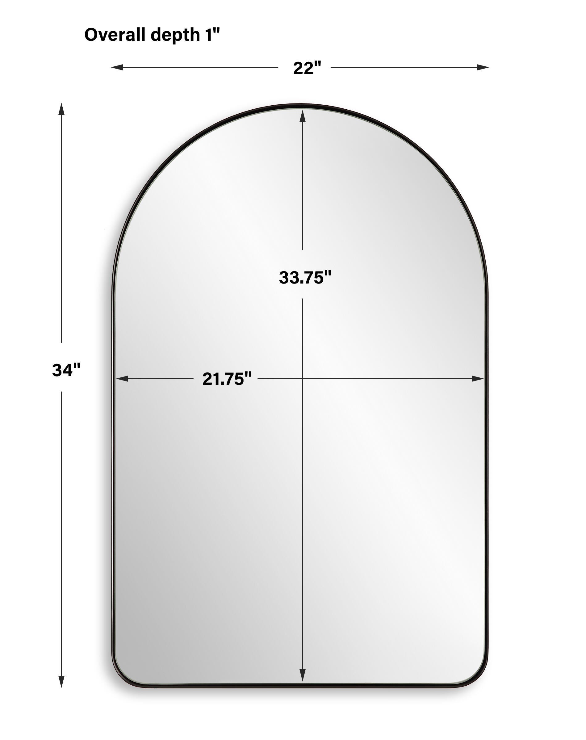 Exalted Living Accent Wall Mirror, , large