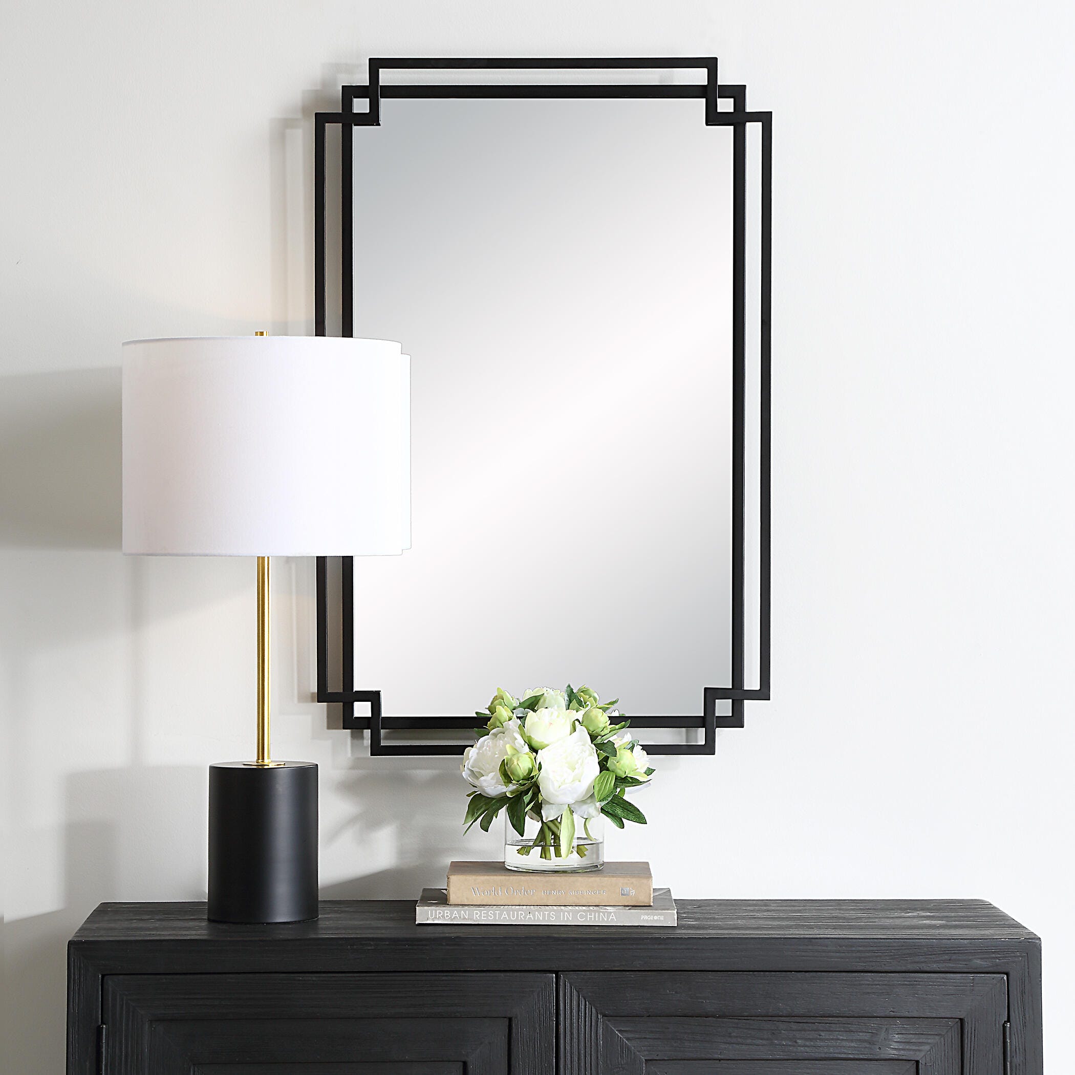 Exalted Living Contemporary Accent Mirror, , large