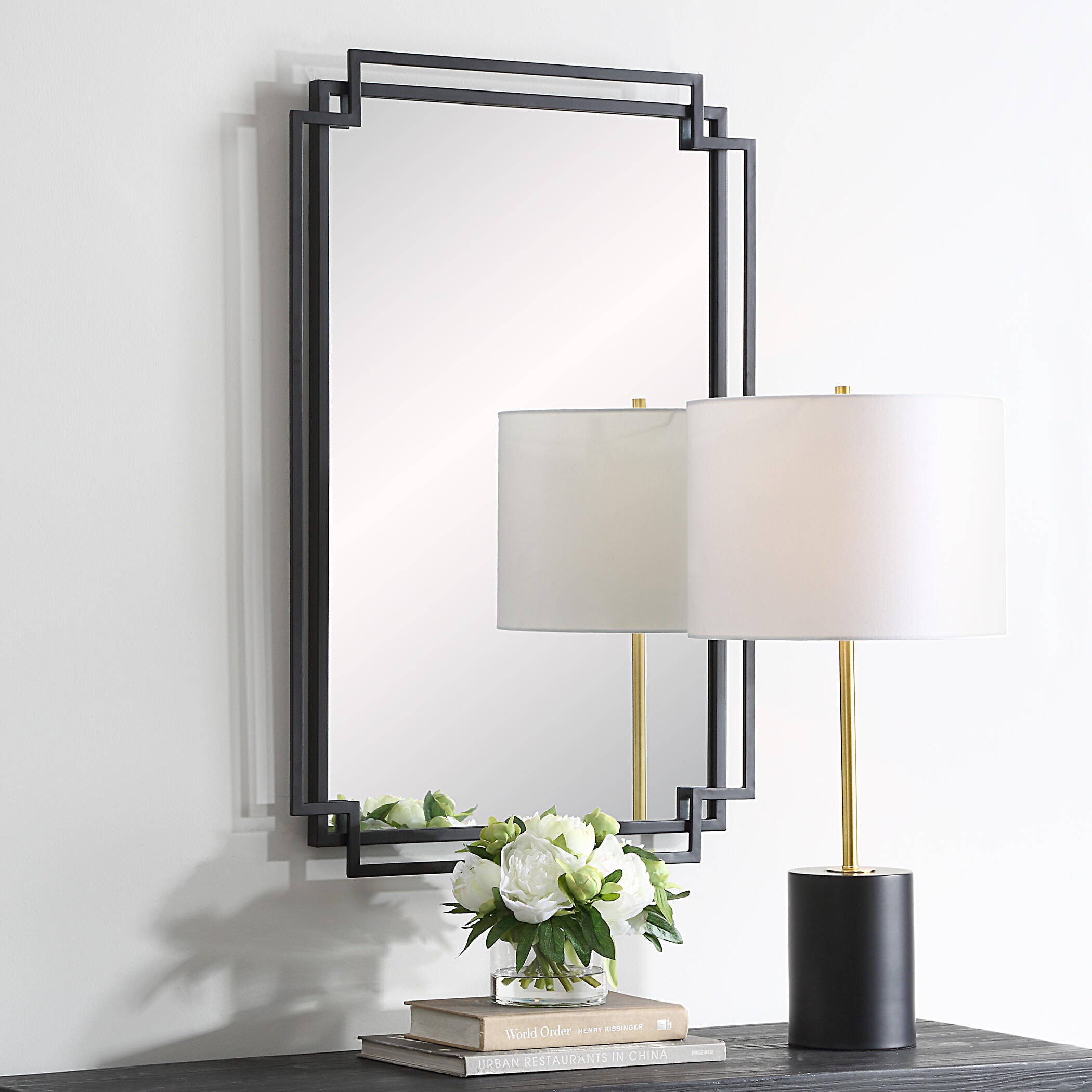 Exalted Living Contemporary Accent Mirror, , large