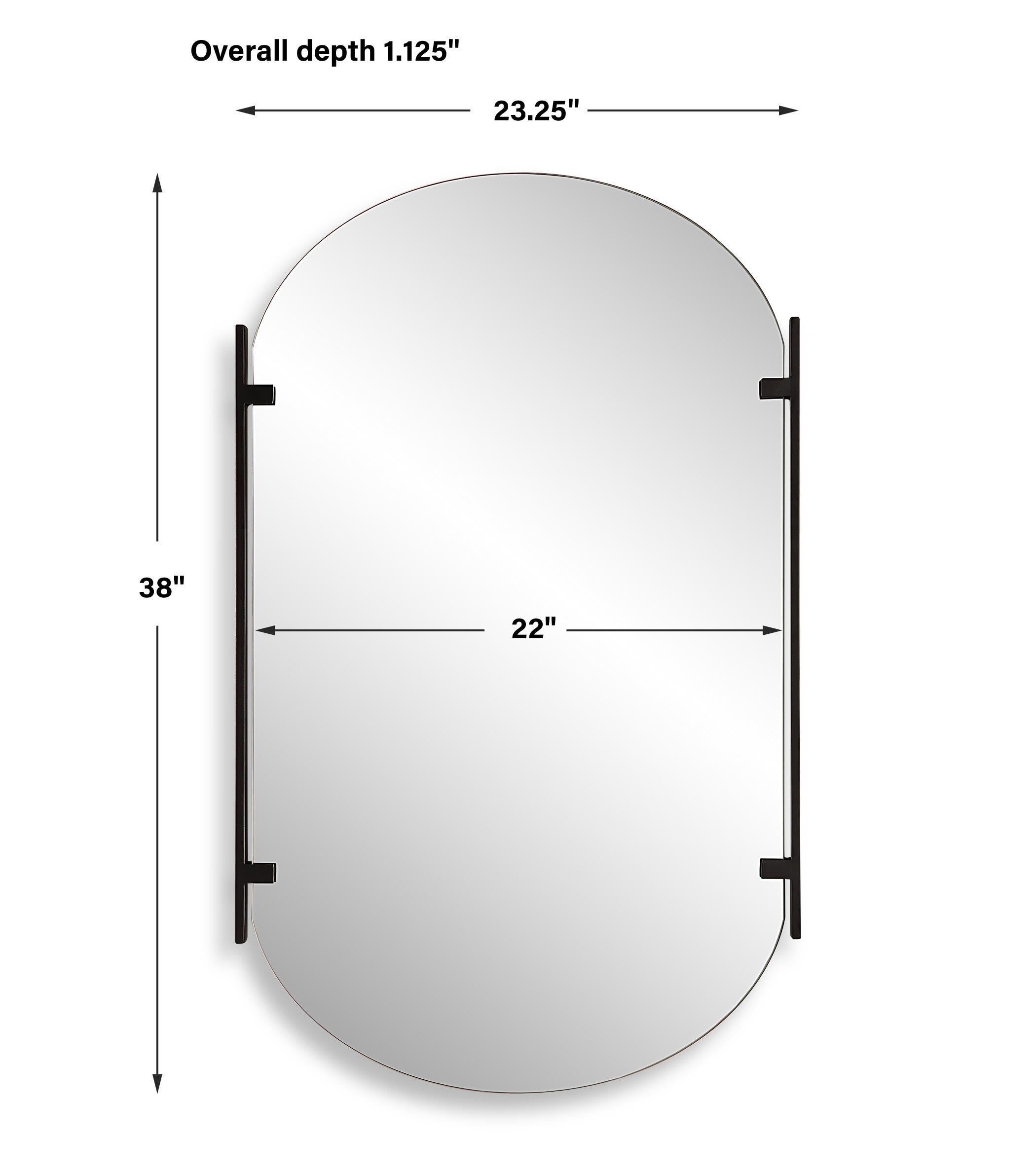 Exalted Living Tablet Wall Mirror, , large