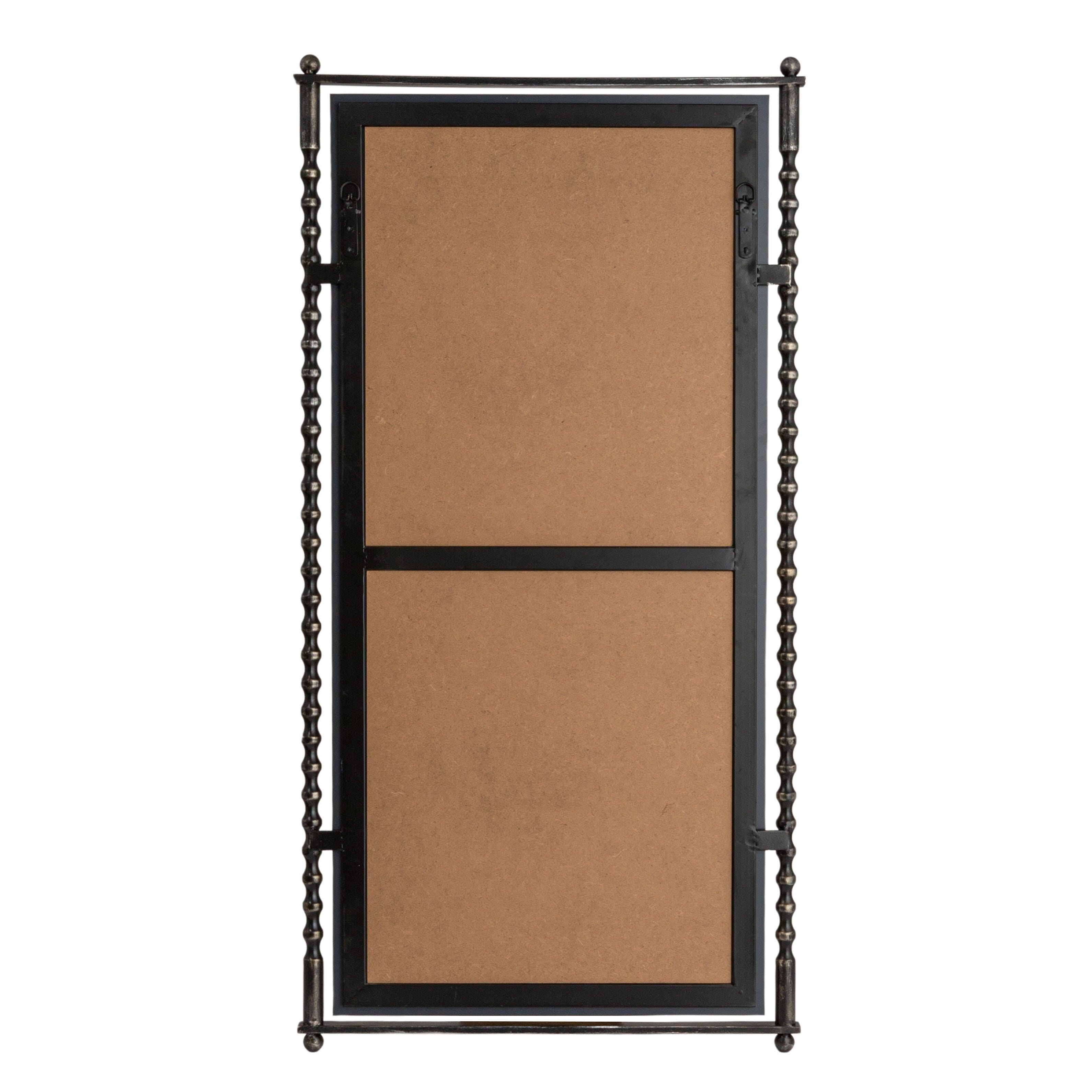 Storied Home Tall Wall Mirror, Black, large