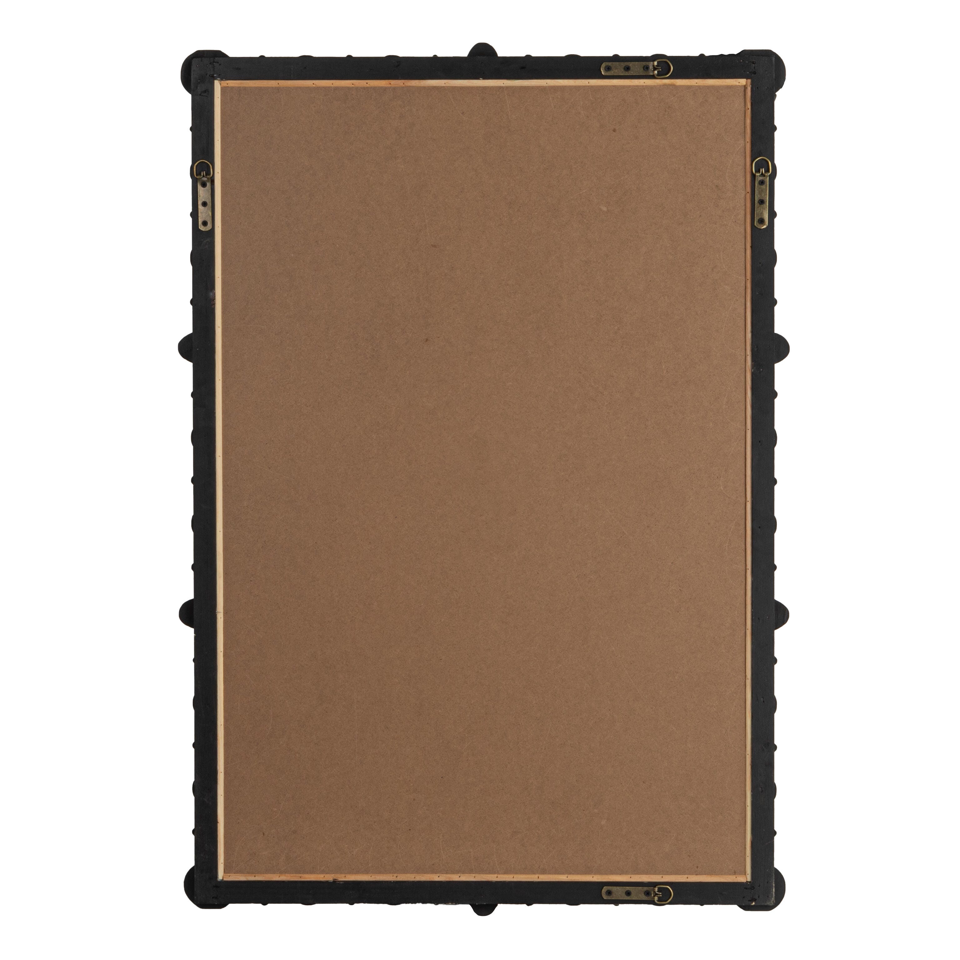 Storied Home Beaded Dowel Wall Mirror, , large