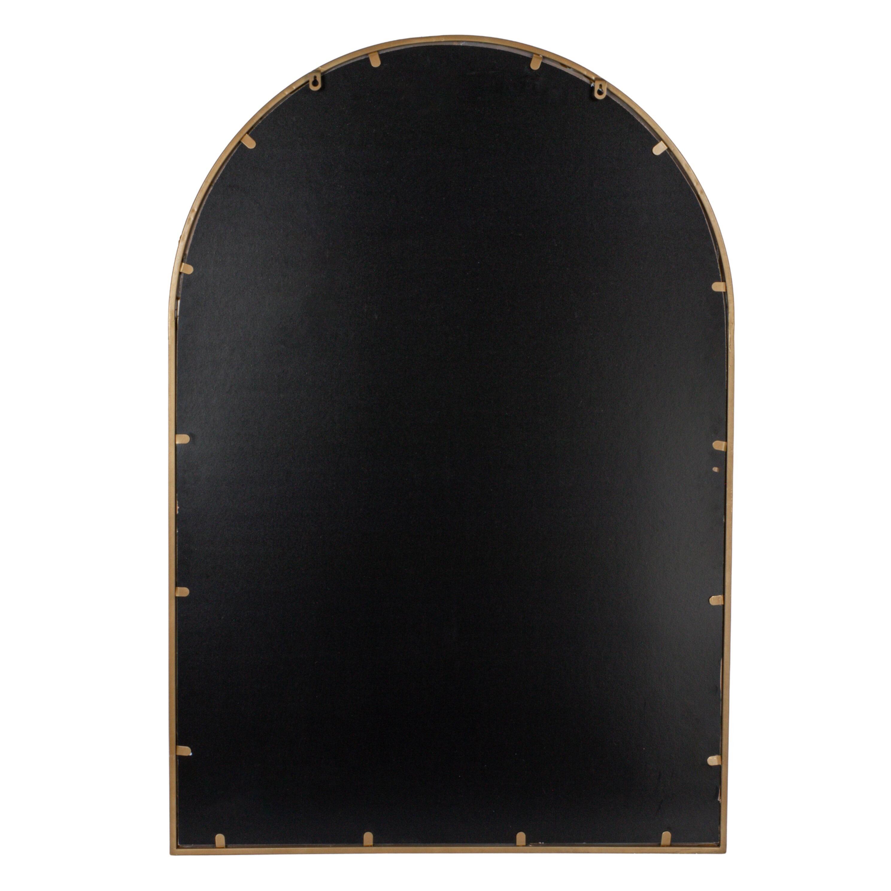 Storied Home Arched Windowpane Wall Mirror, , large