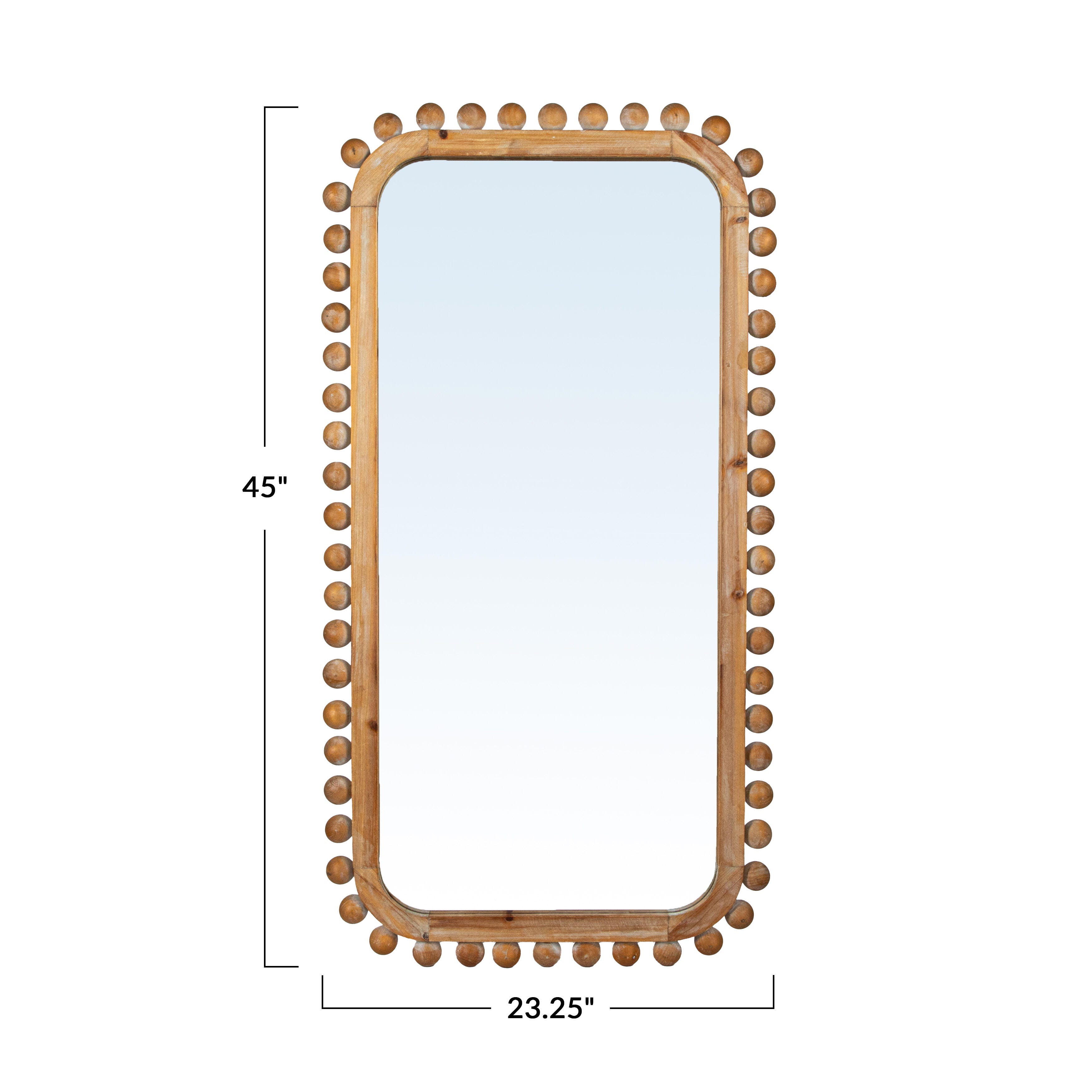 Storied Home Boho-Southwestern Wall Mirror, , large