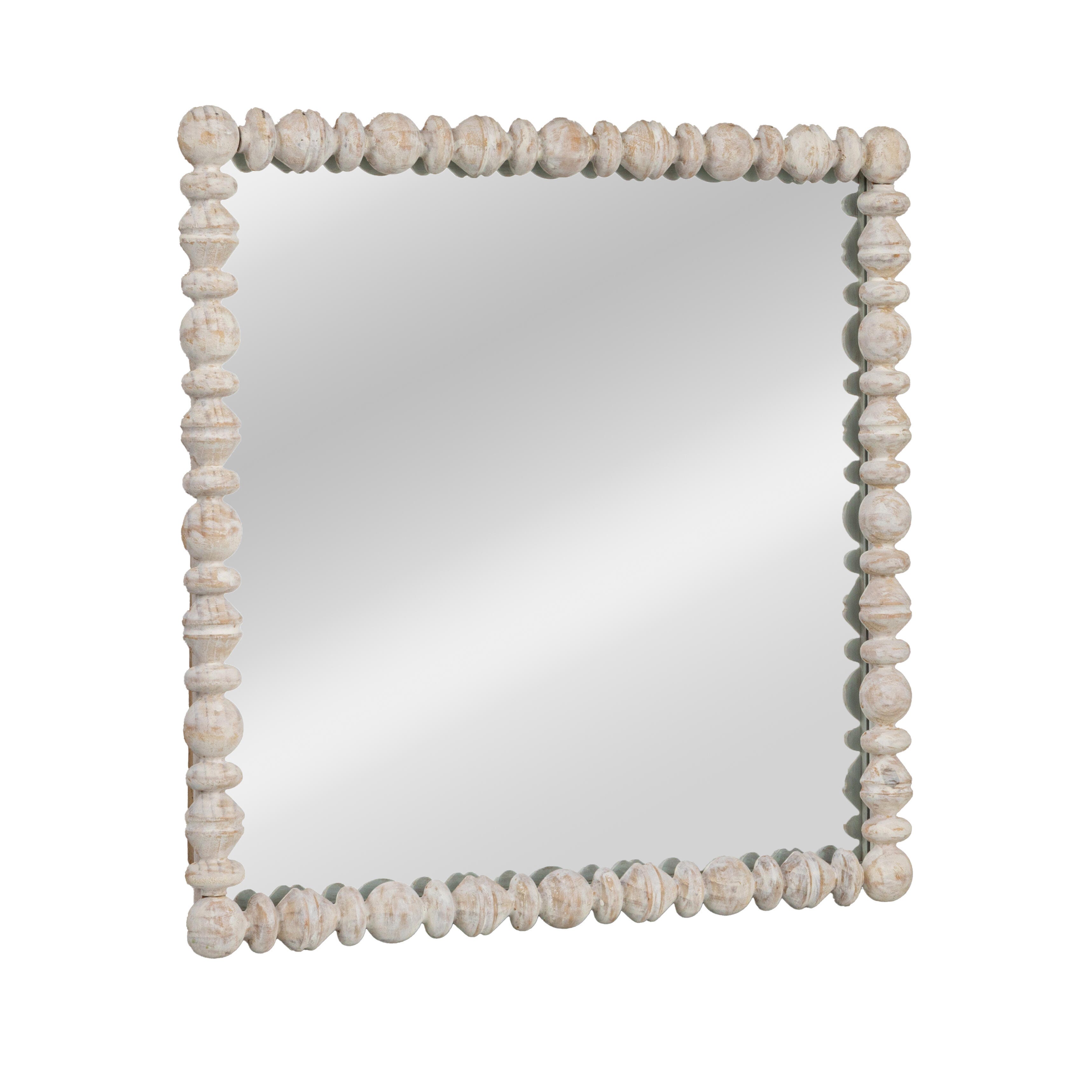 Storied Home Square Dowel Wall Mirror, , large