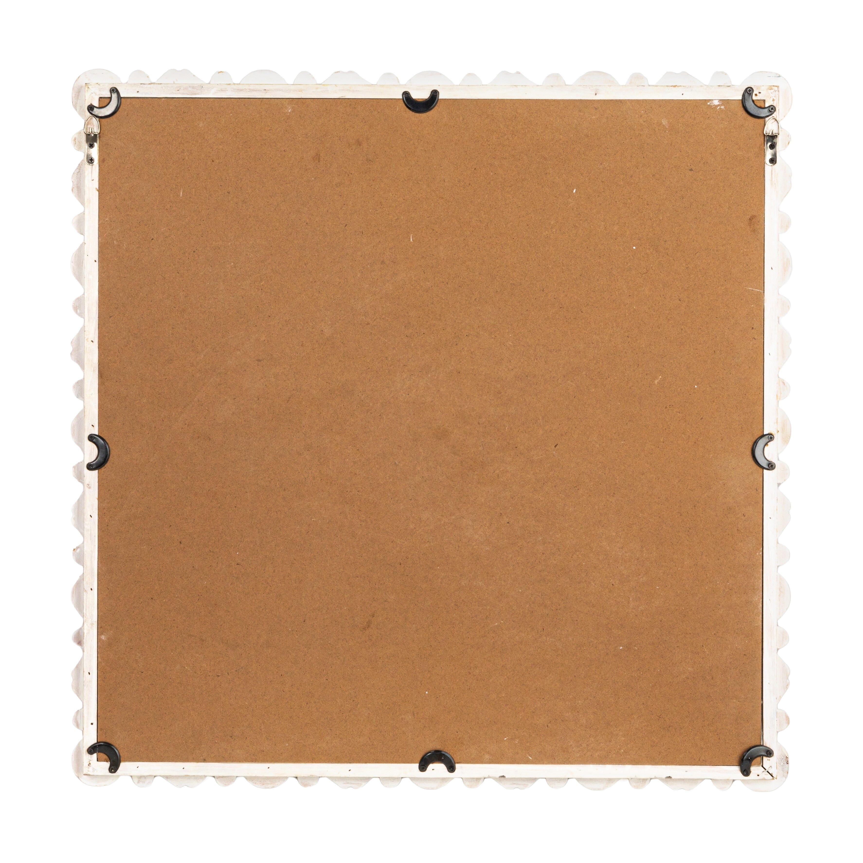 Storied Home Square Dowel Wall Mirror, , large