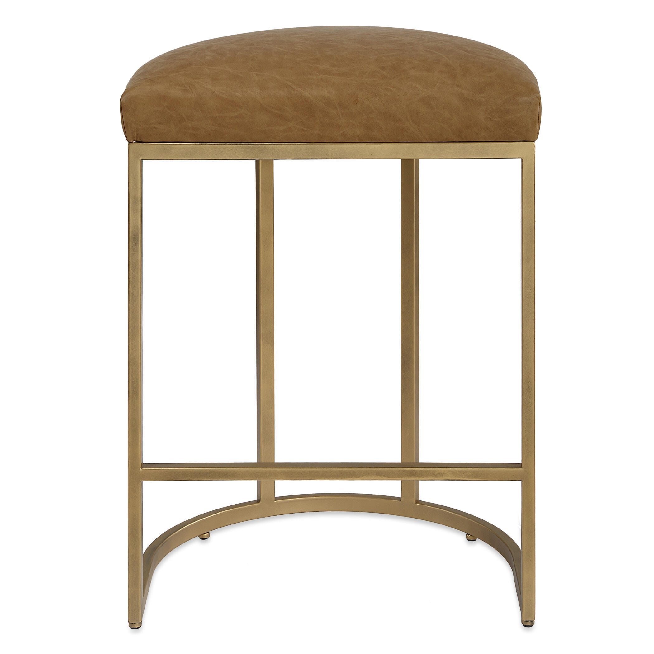 Exalted Living Counter Height Bar Stool, Brown, large