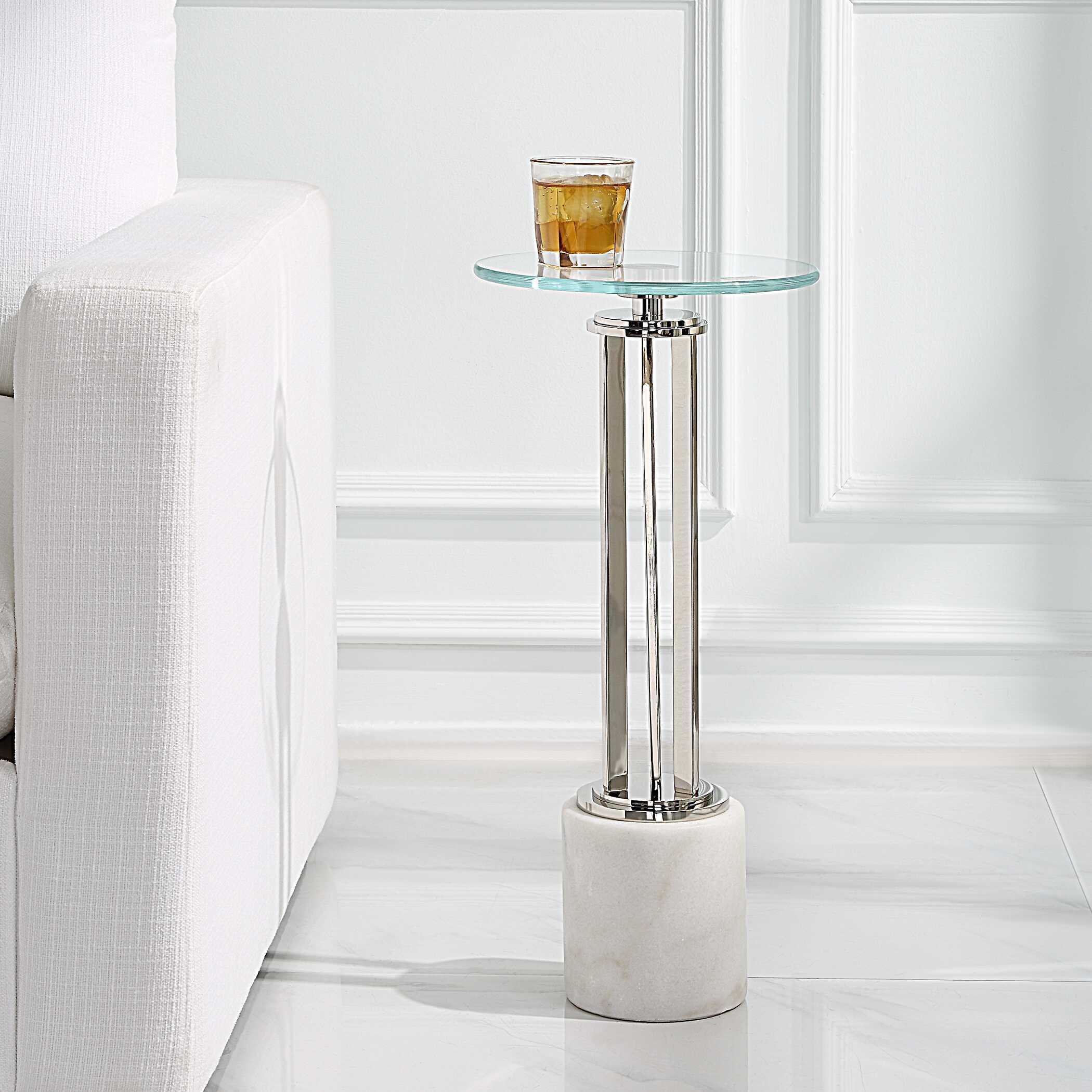 Exalted Living Round Accent Table, , large