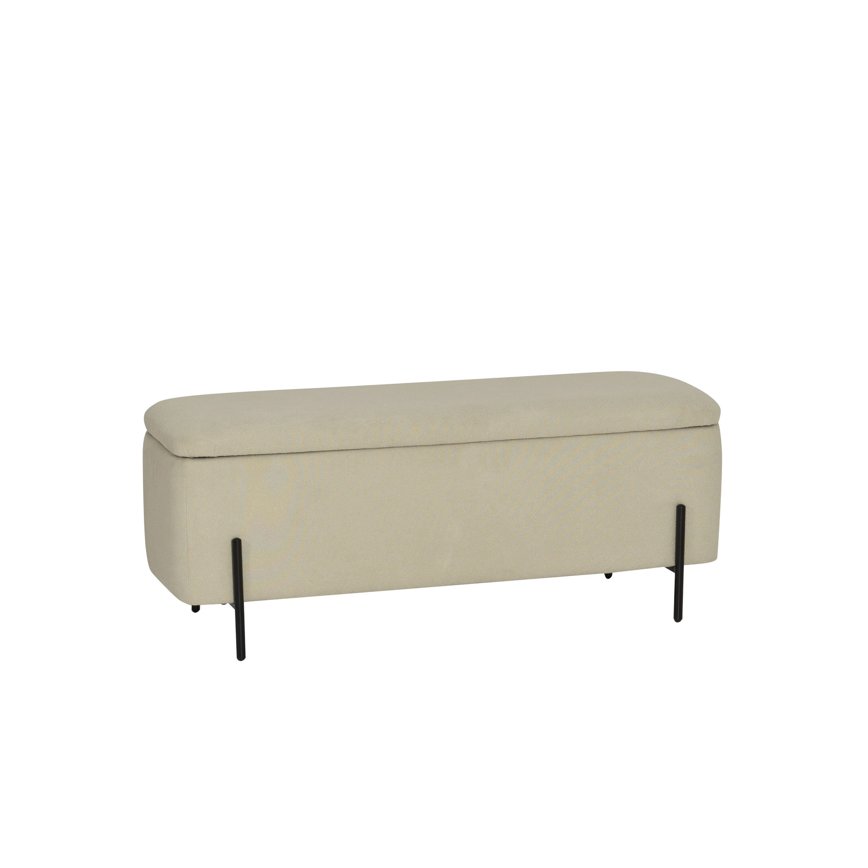 Linon Gia Storage Bench, Green, large