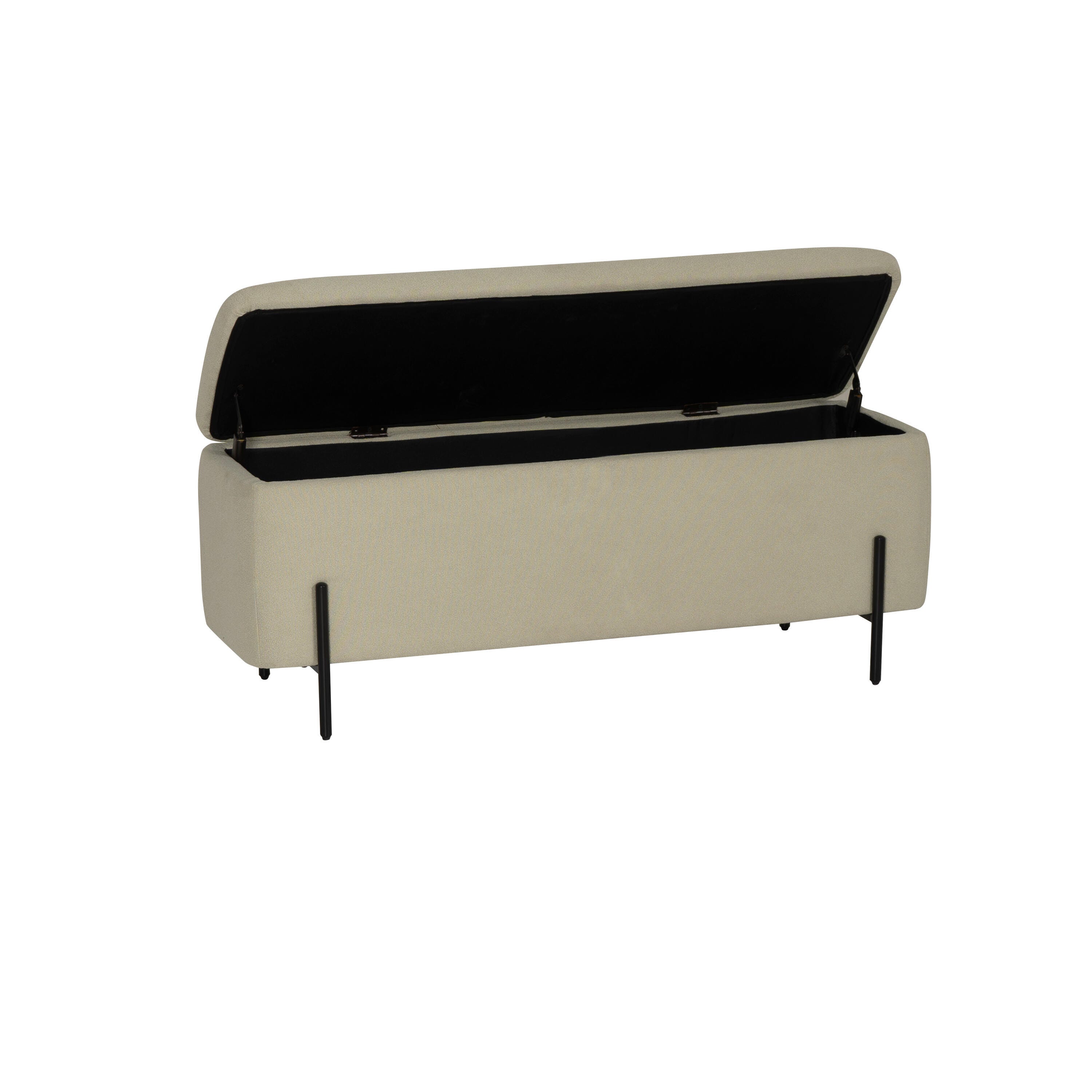 Linon Gia Storage Bench, Green, large