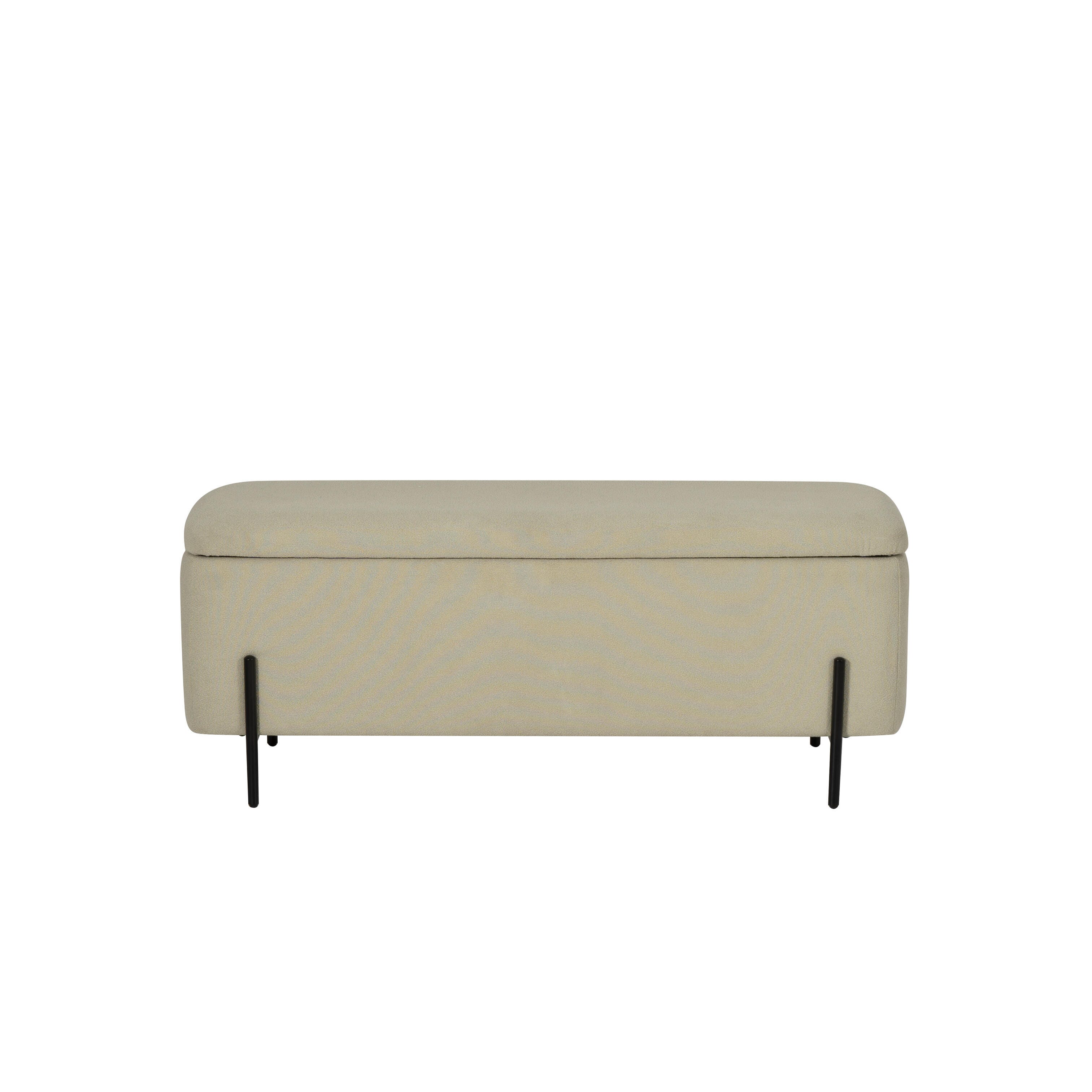 Linon Gia Storage Bench, Green, large
