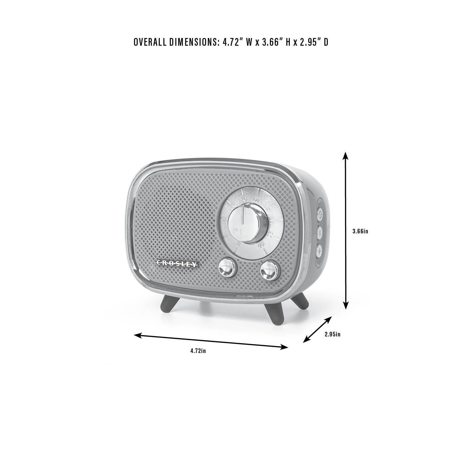 Crosley Rondo Bluetooth Speaker, Black, large