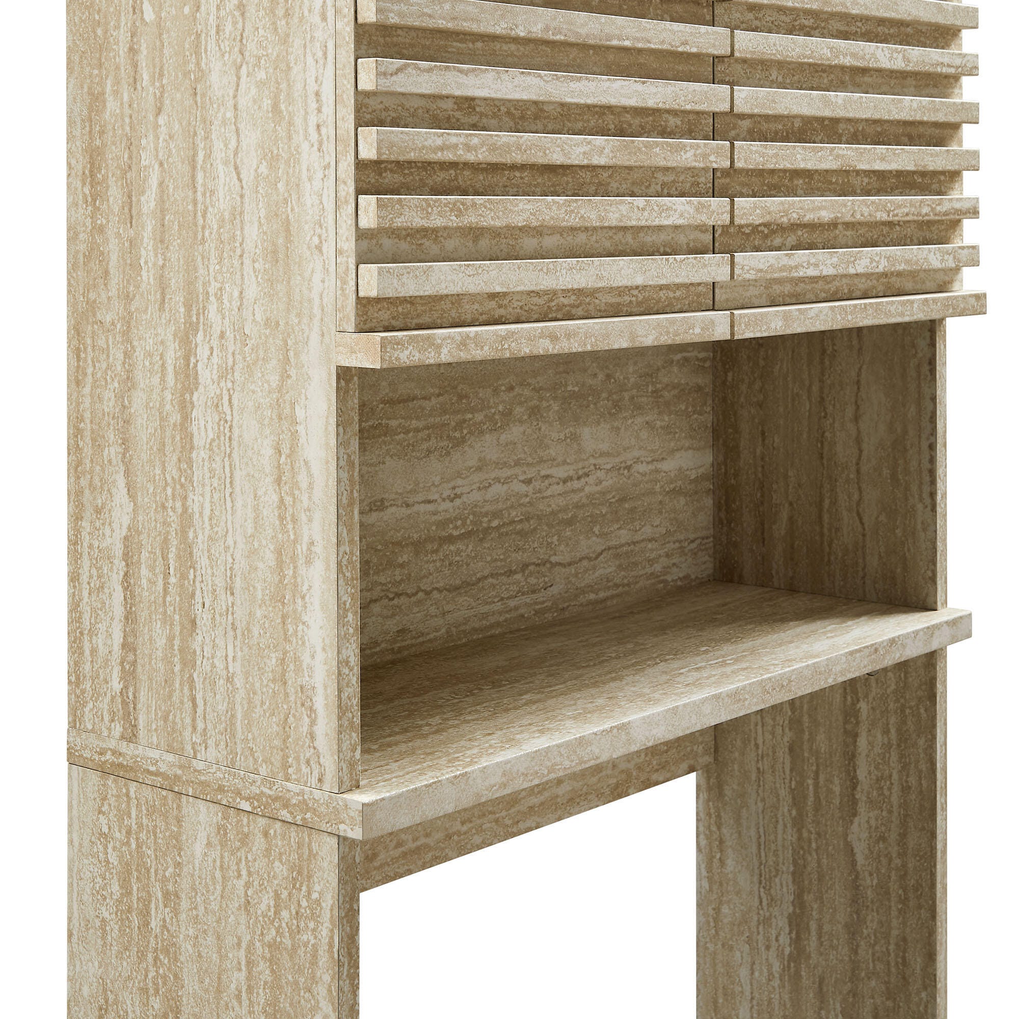 Modway Render Bathroom Storage Cabinet, Cream, large