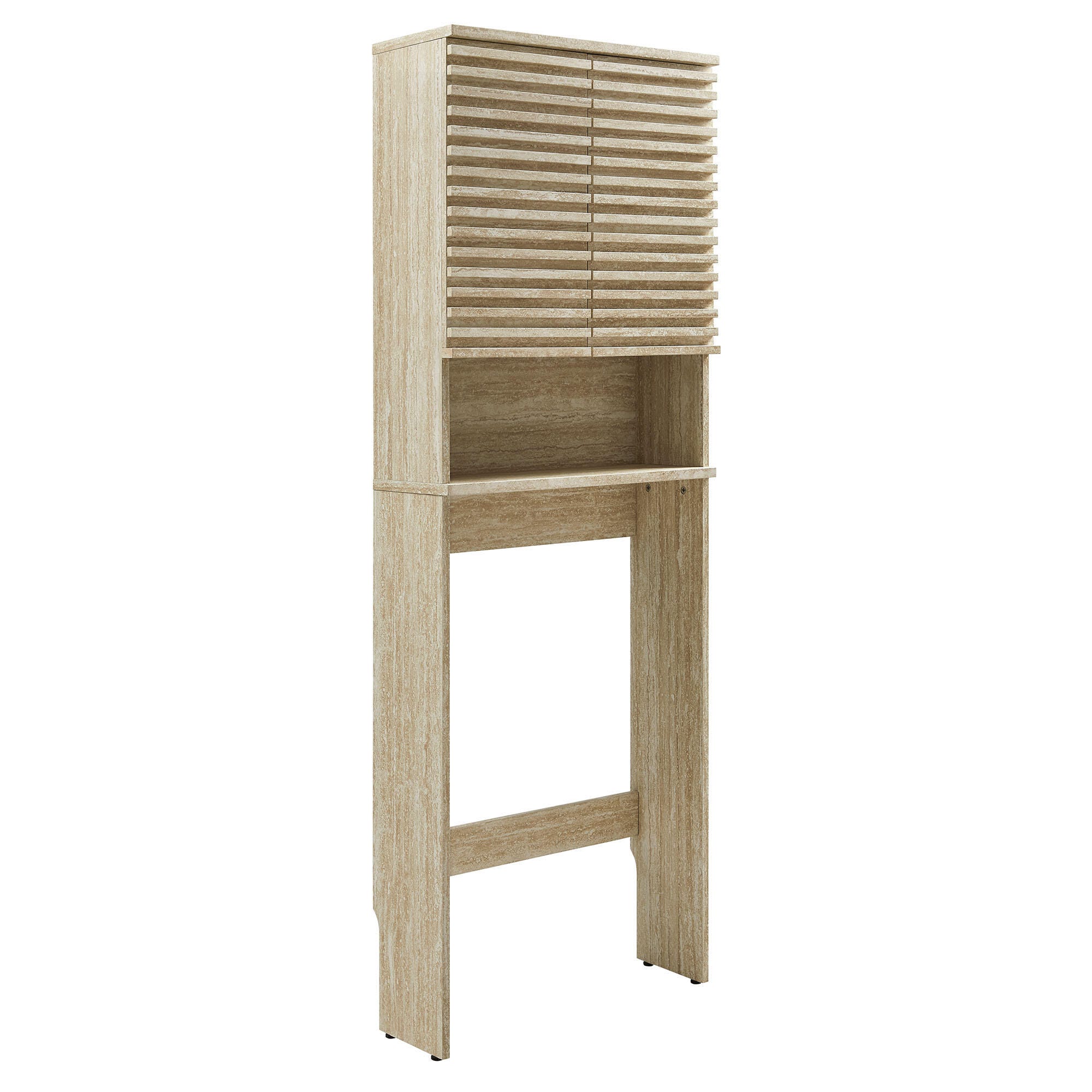 Modway Render Bathroom Storage Cabinet, Cream, large