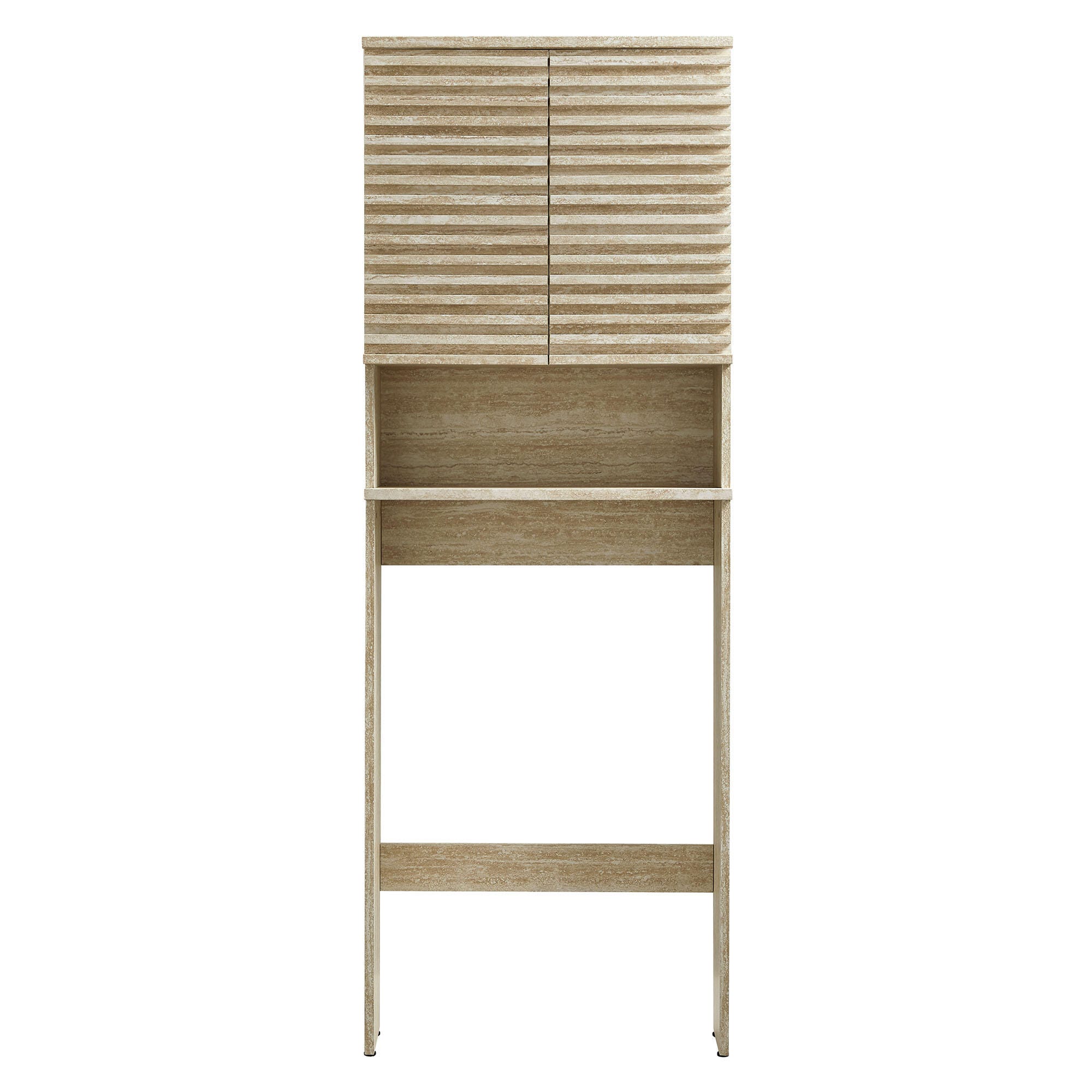 Modway Render Bathroom Storage Cabinet, Cream, large