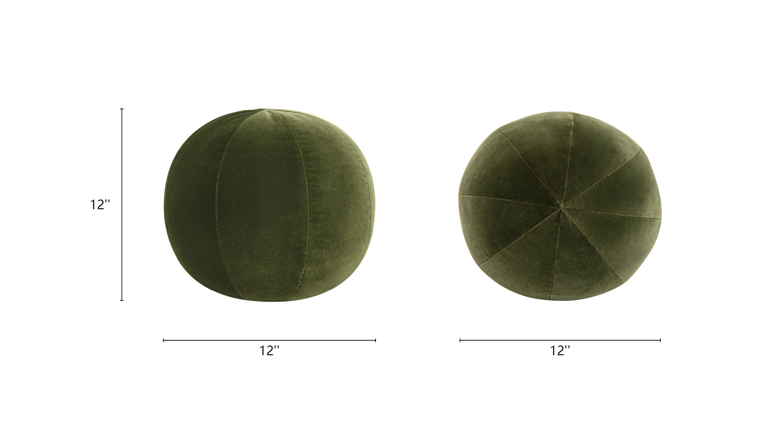 Jennifer Taylor Home Luna Decorative Throw Pillow, Olive Green, large