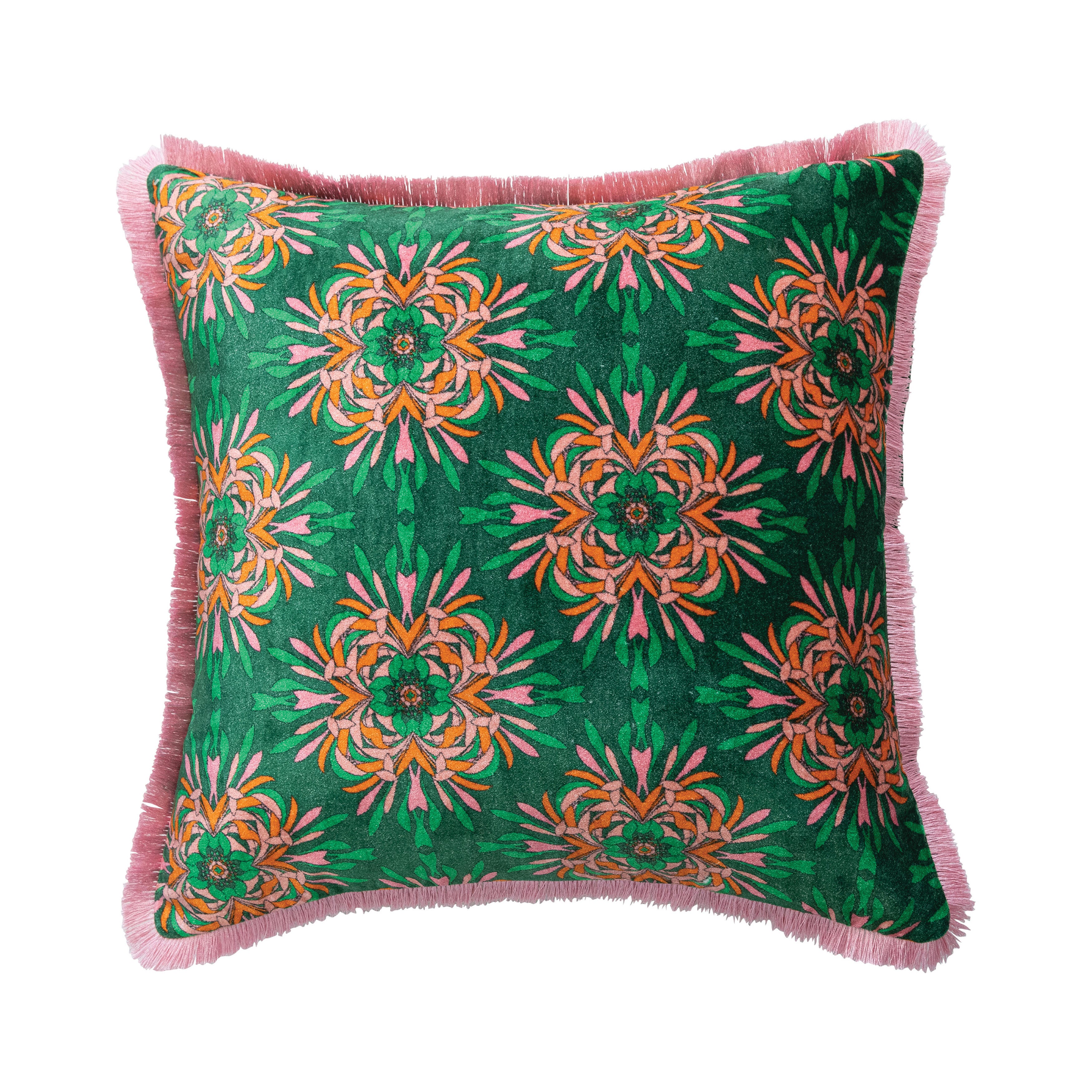 Storied Home Floral Decorative Throw Pillow, , large
