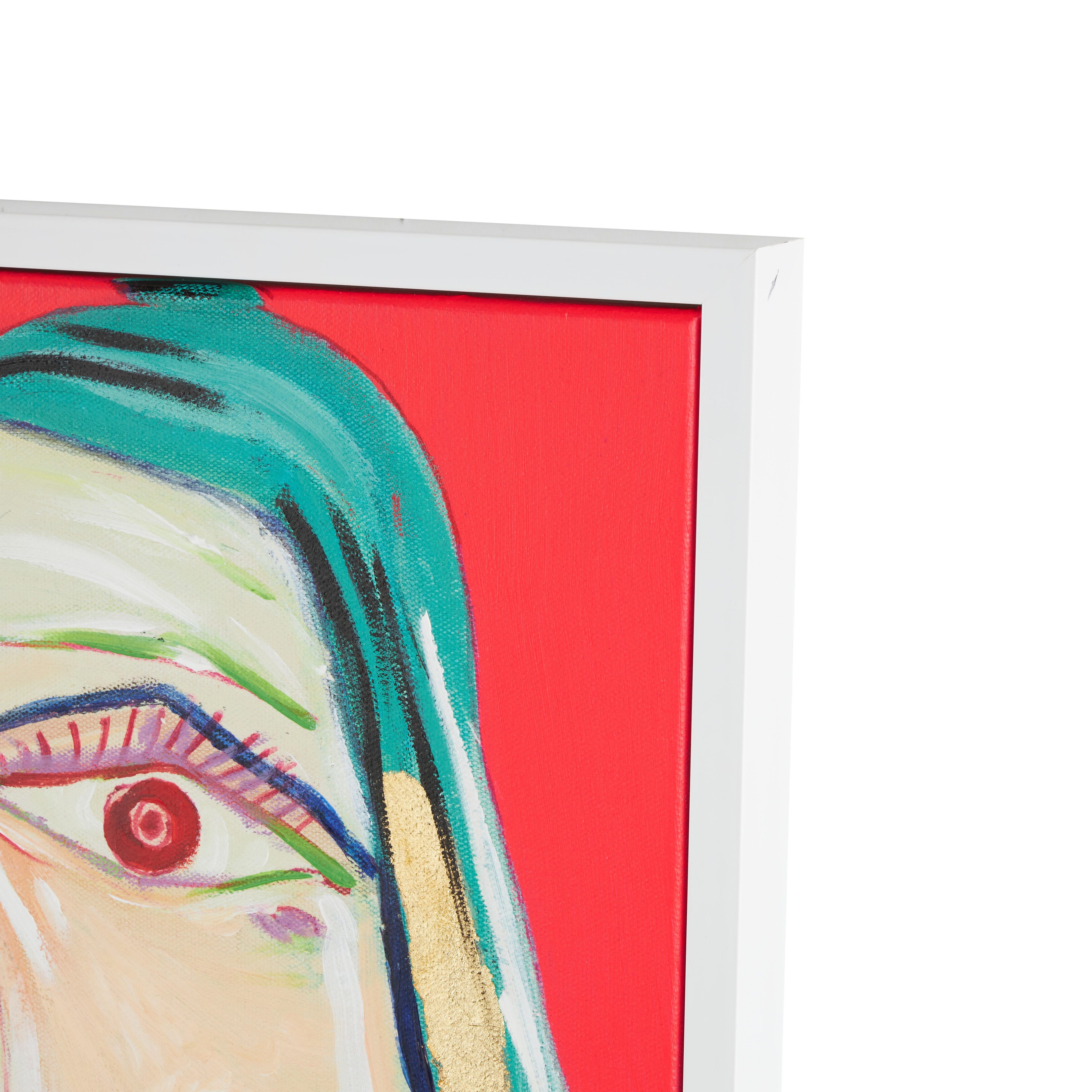 Bayberry Lane Face Wall Art 17" x 21" (Set of 2), , large