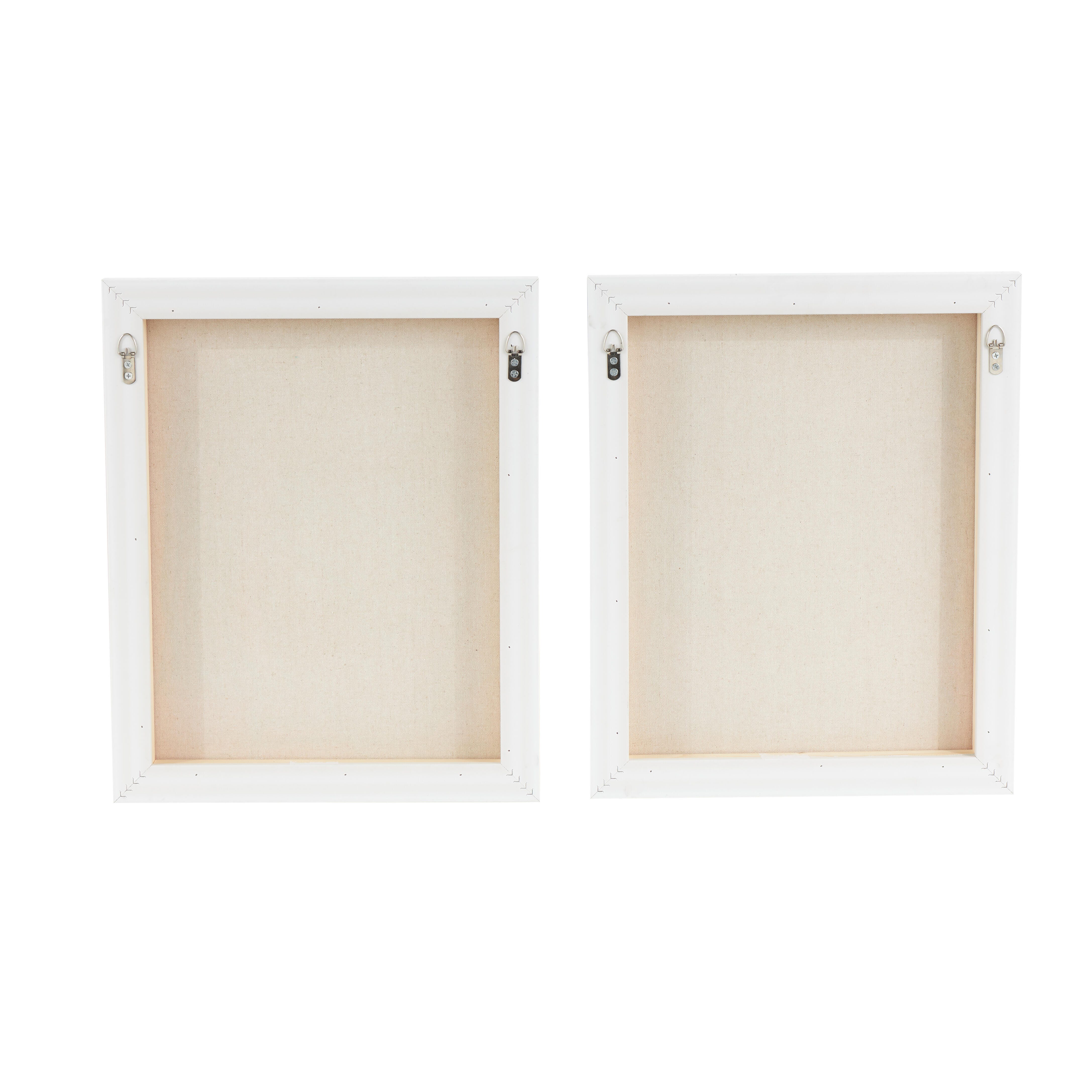 Bayberry Lane Face Wall Art 17" x 21" (Set of 2), , large