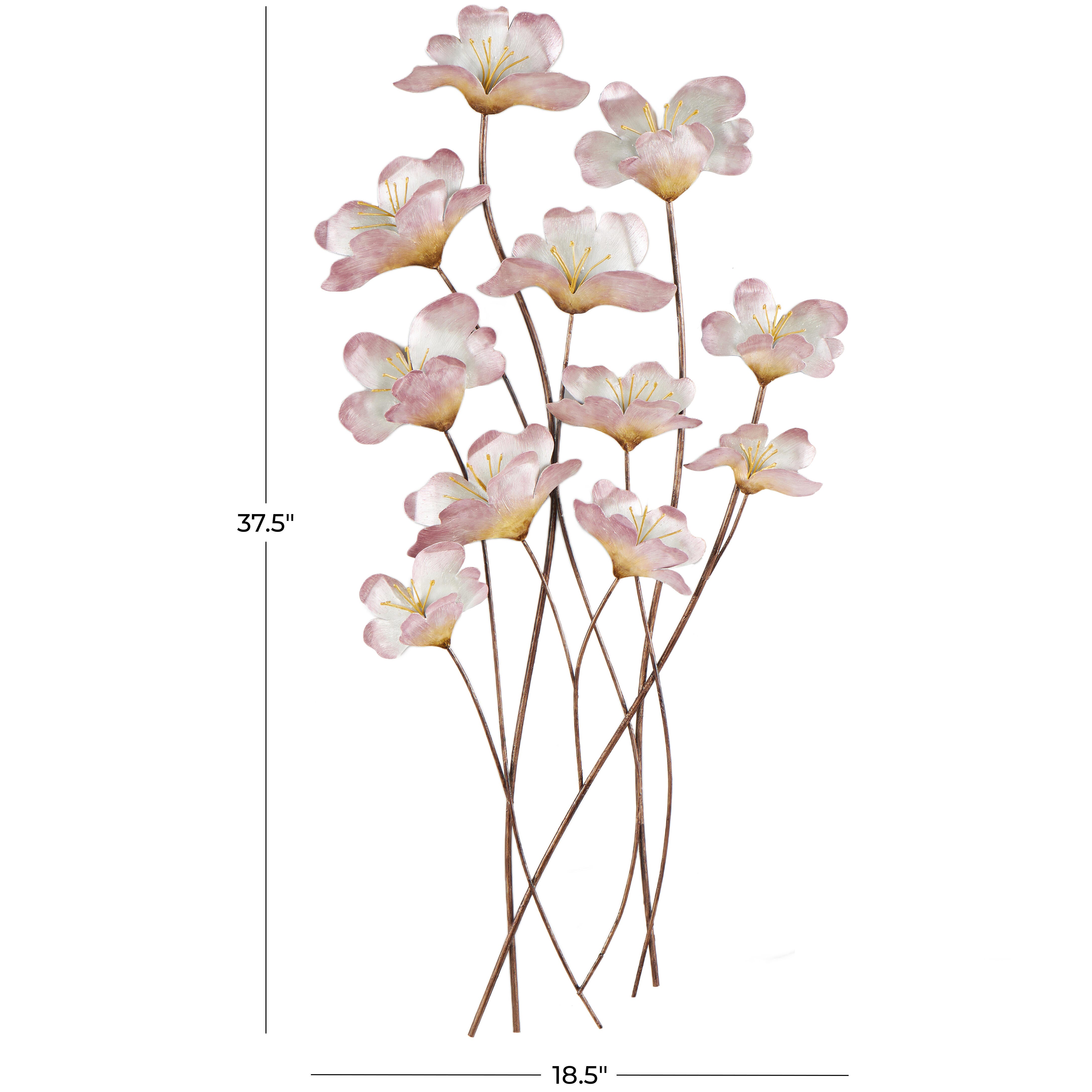 Bayberry Lane Floral Wall Decor with Stems, , large