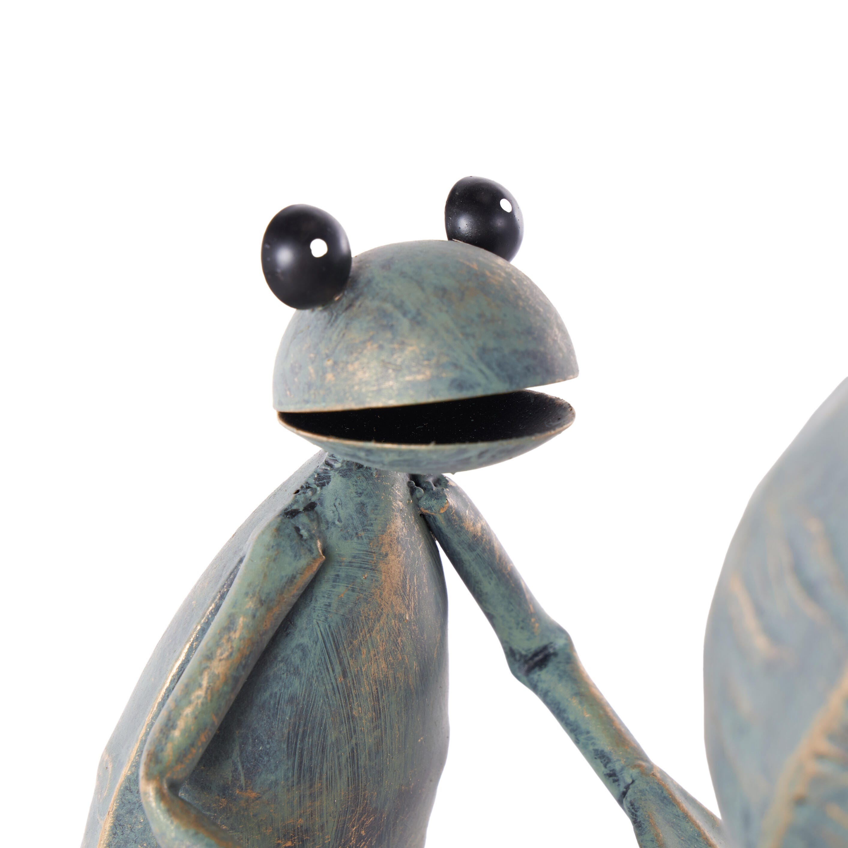 Bayberry Lane Frog On Bicycle Decorative Sculpture, , large